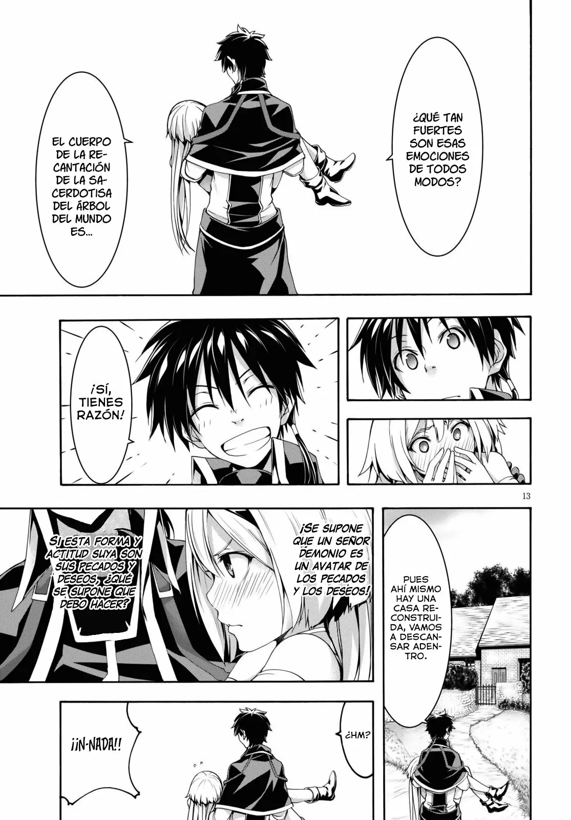 Trinity Seven capítulo 114, página 13