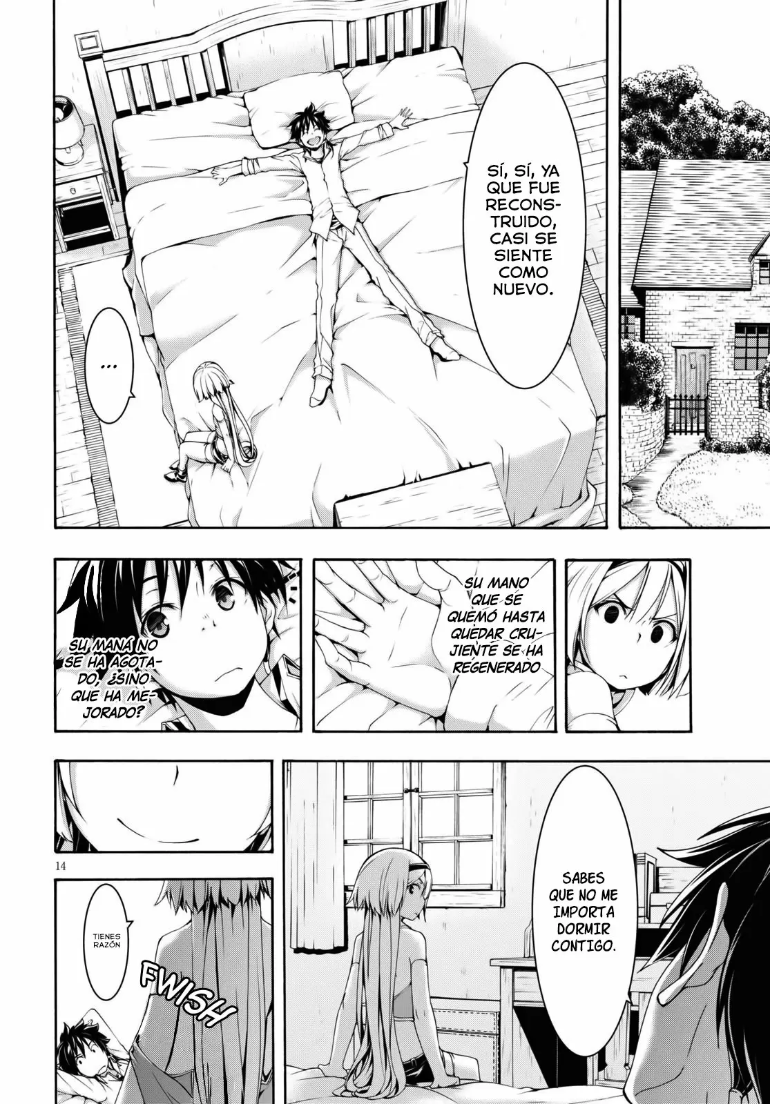 Trinity Seven capítulo 114, página 14
