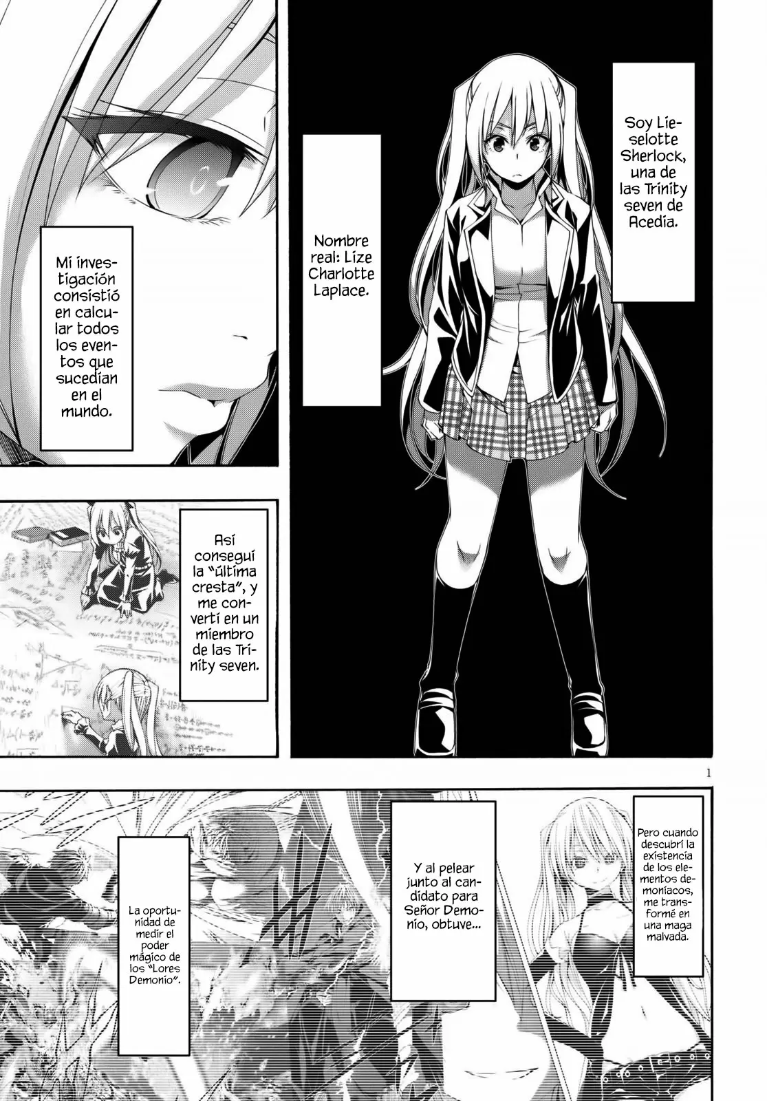 Trinity Seven capítulo 115, página 3
