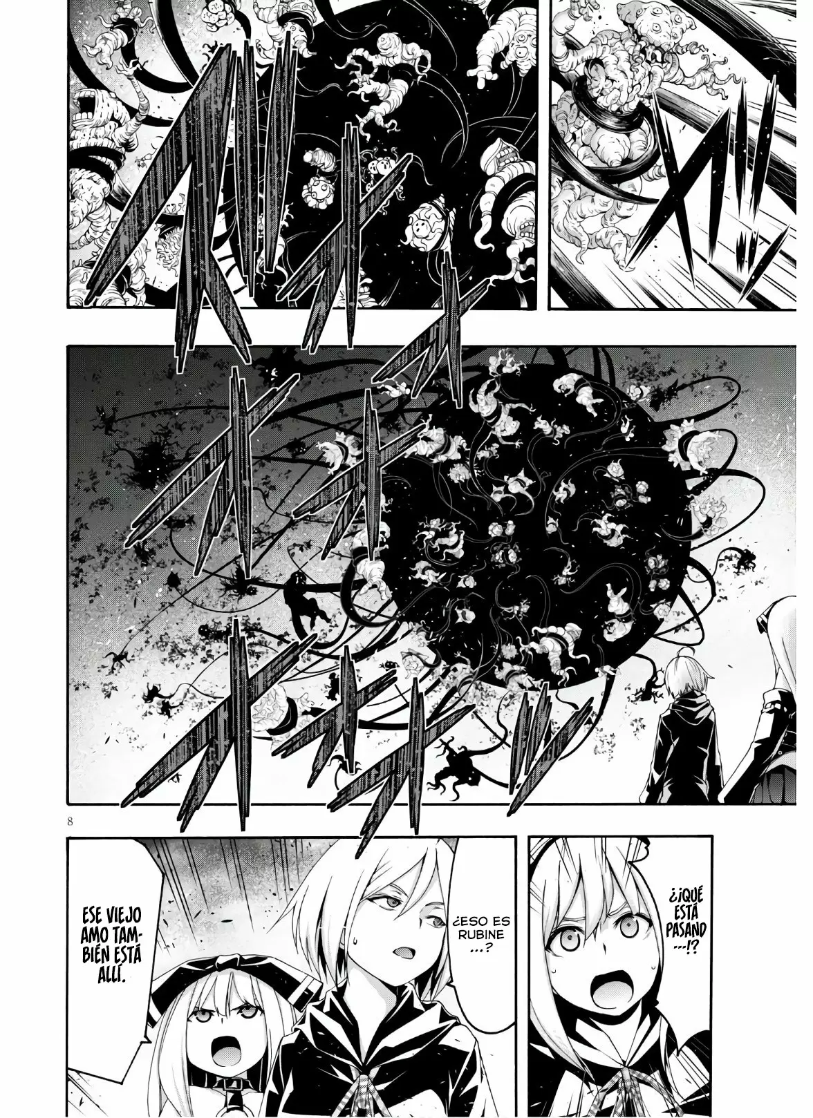 Trinity Seven capítulo 116, página 9