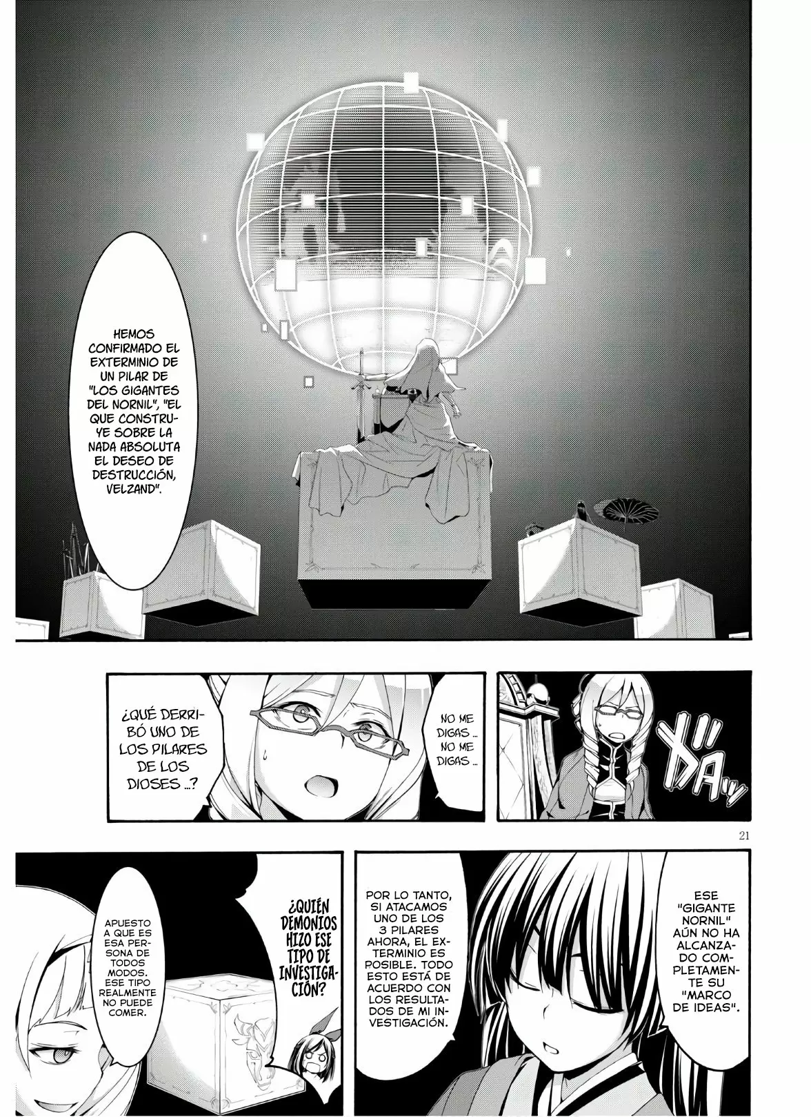 Trinity Seven capítulo 116, página 21