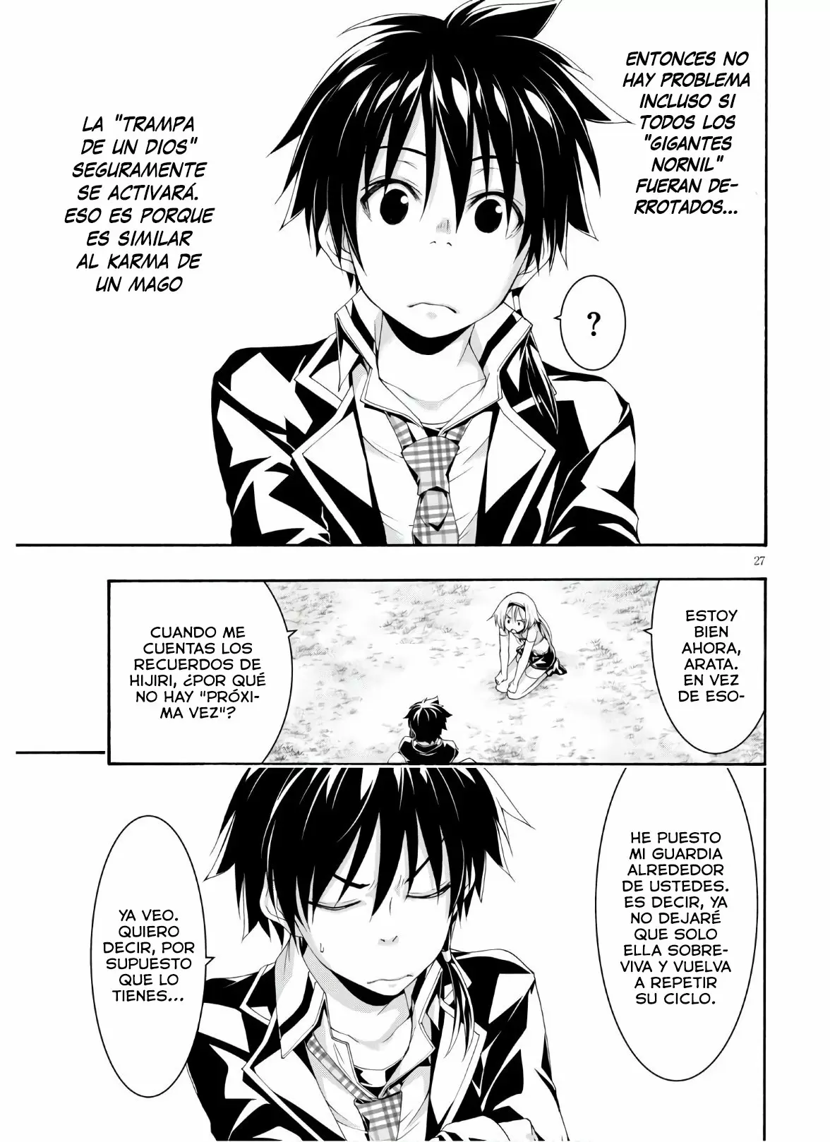 Trinity Seven capítulo 116, página 27