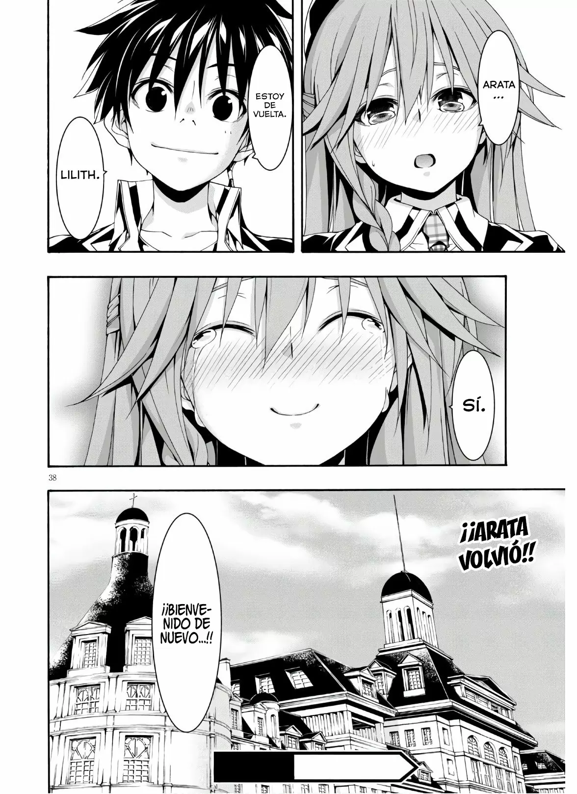 Trinity Seven capítulo 116, página 38