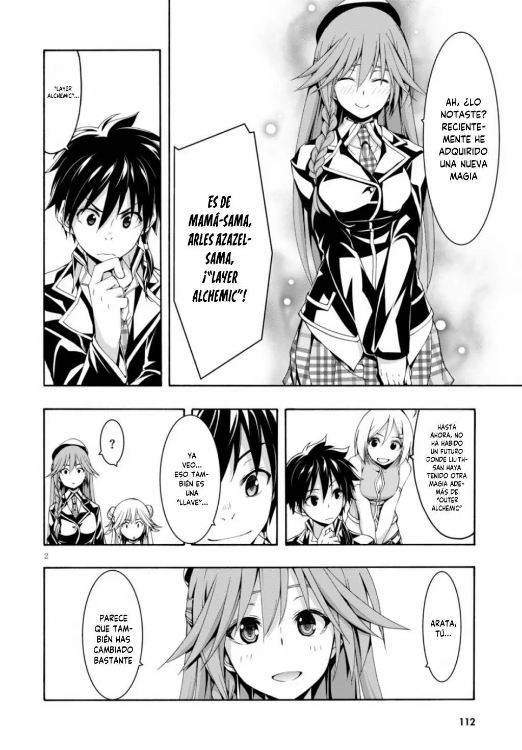 Trinity Seven capítulo 117, página 2
