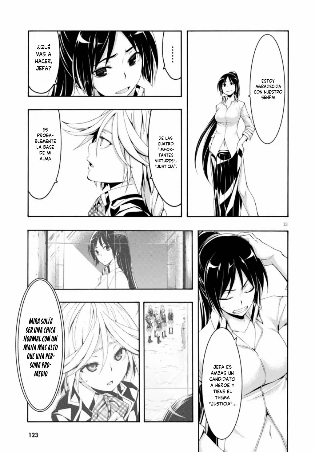 Trinity Seven capítulo 117, página 13