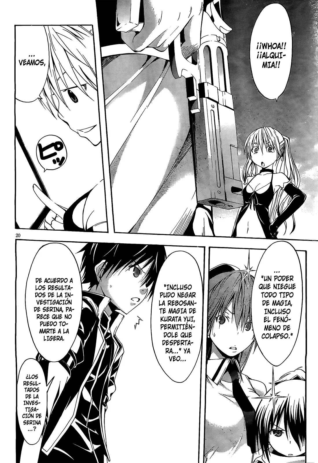 Trinity Seven capítulo 12, página 21