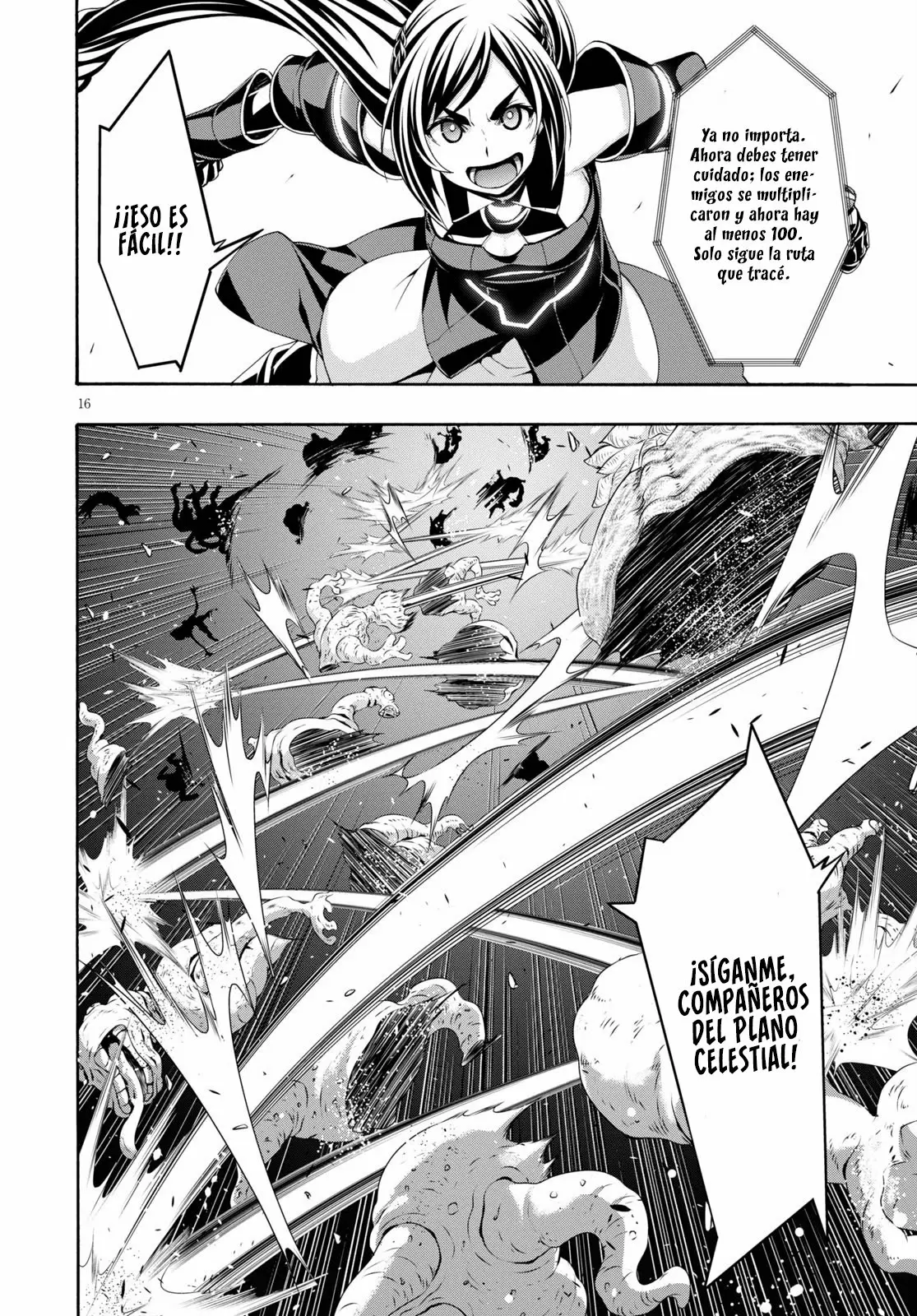 Trinity Seven capítulo 120, página 16
