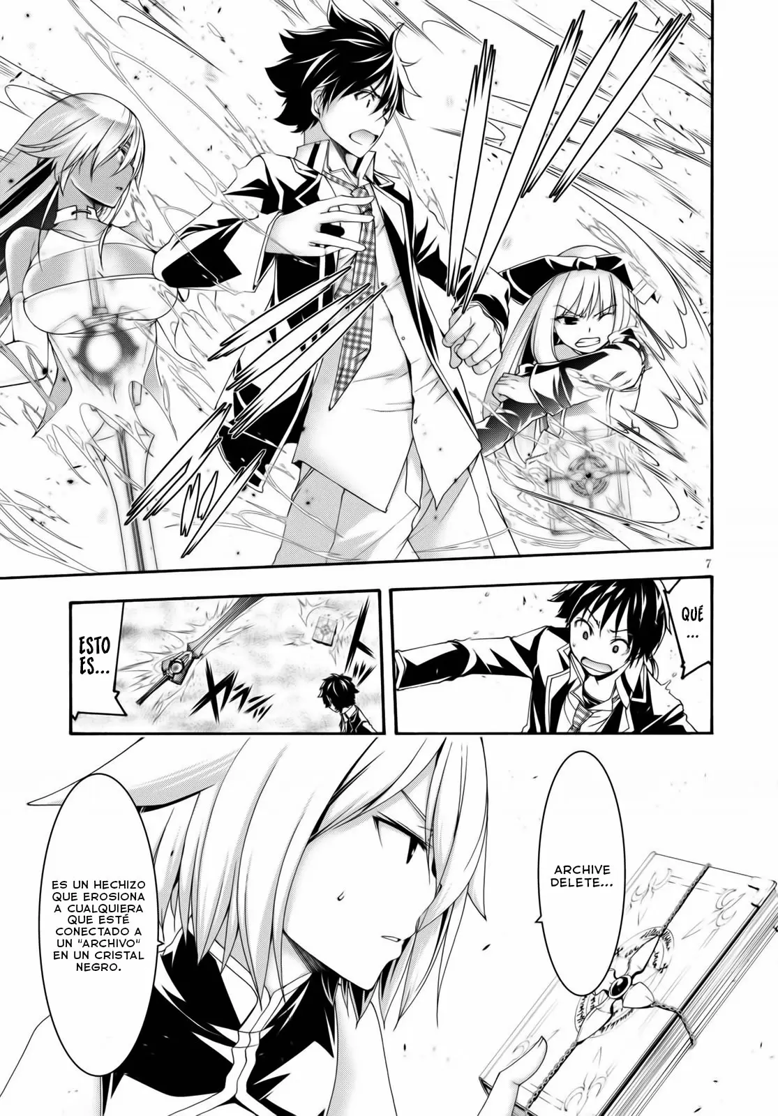 Trinity Seven capítulo 123, página 8
