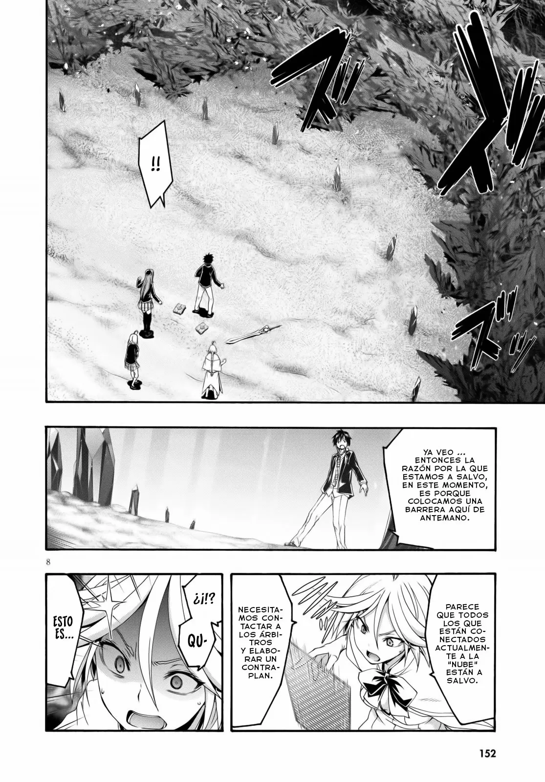 Trinity Seven capítulo 123, página 9