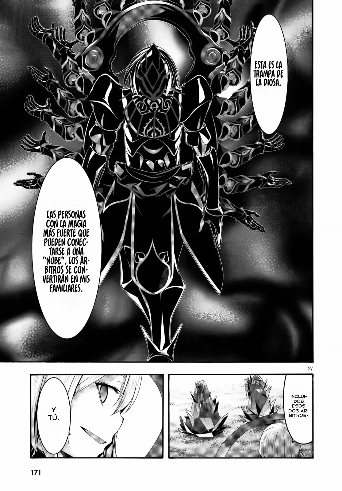 Trinity Seven capítulo 123, página 28
