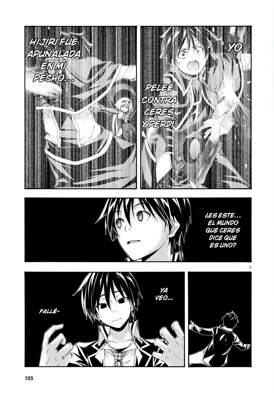 Trinity Seven capítulo 125, página 9