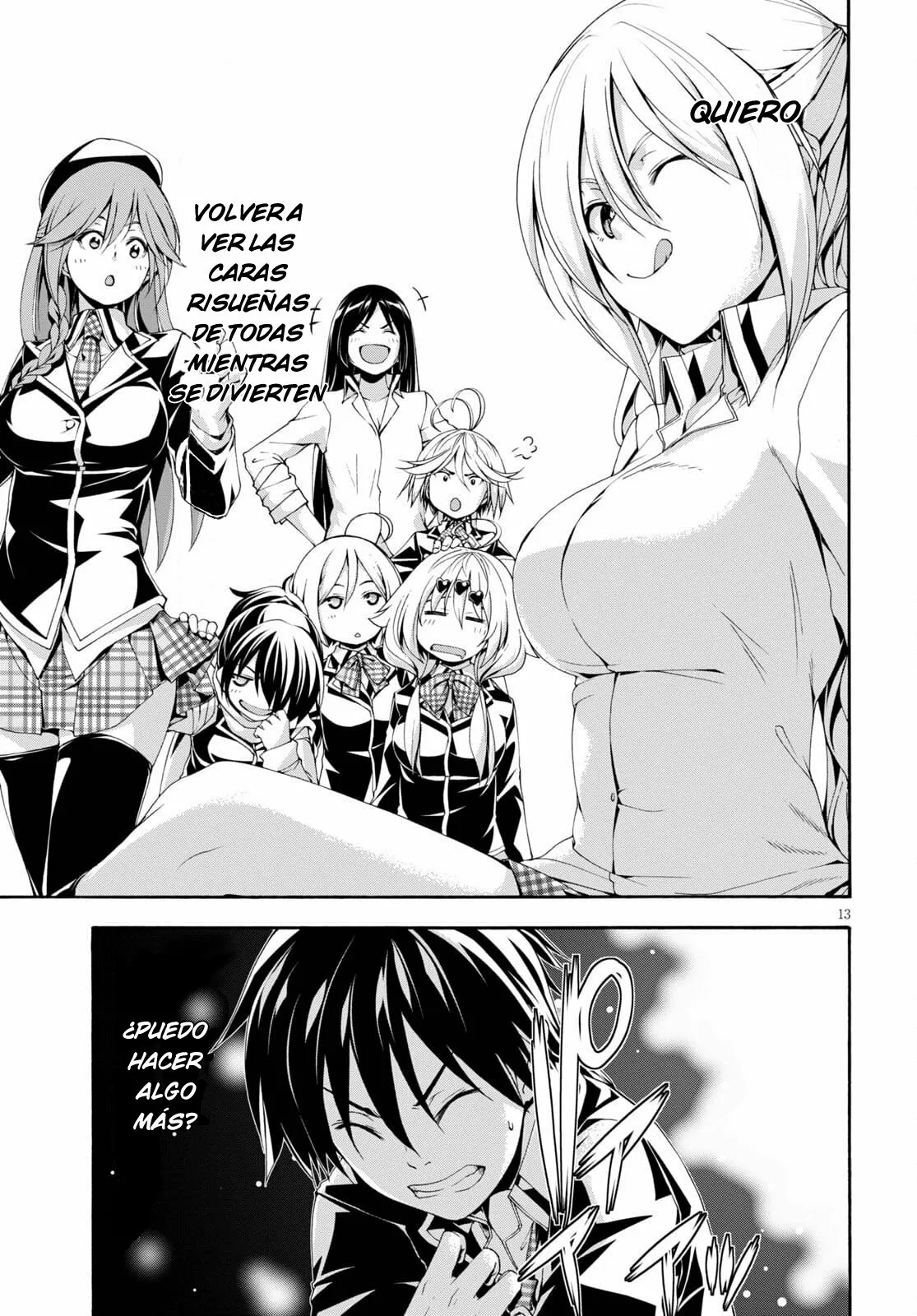 Trinity Seven capítulo 125, página 13