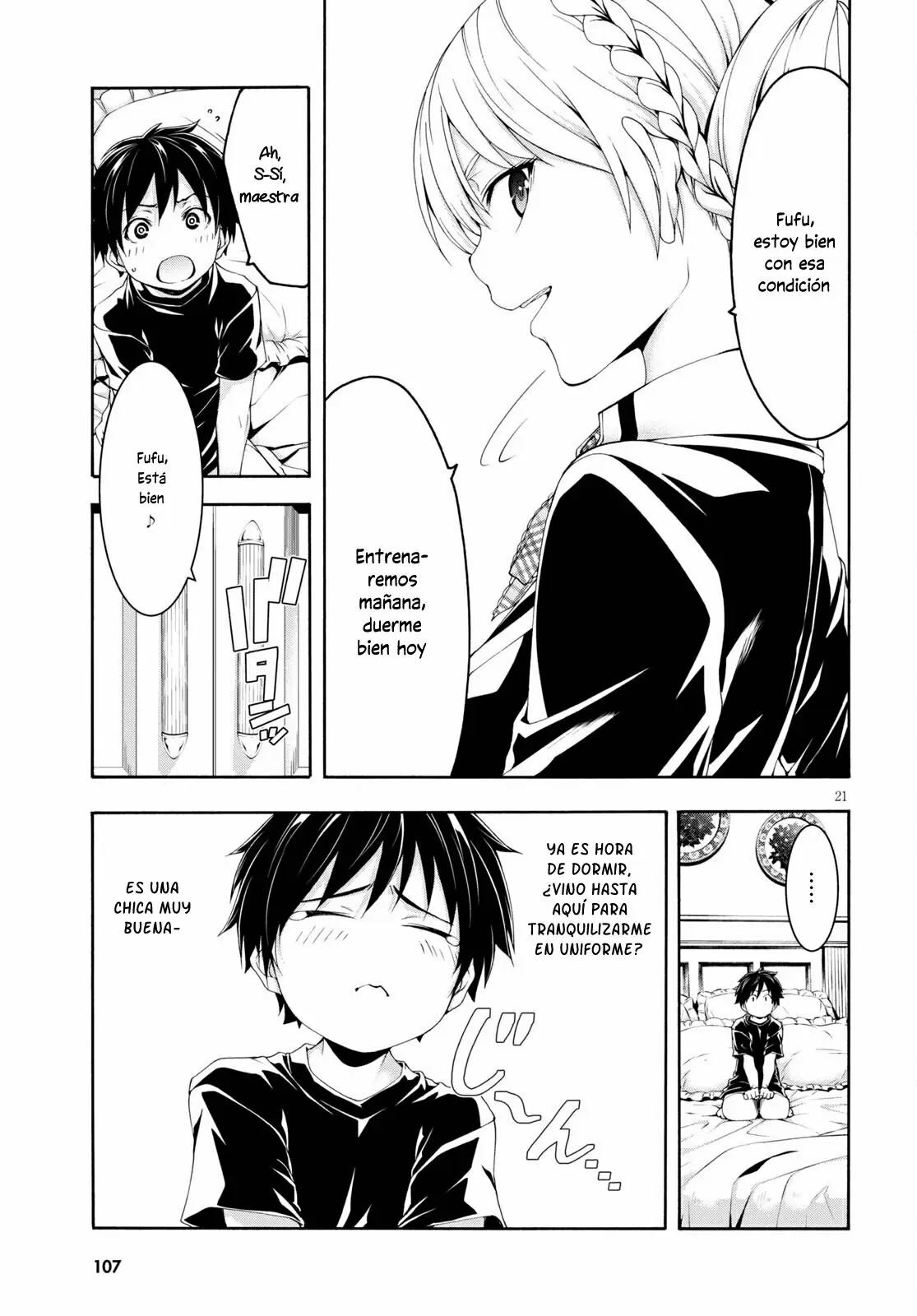 Trinity Seven capítulo 126, página 21