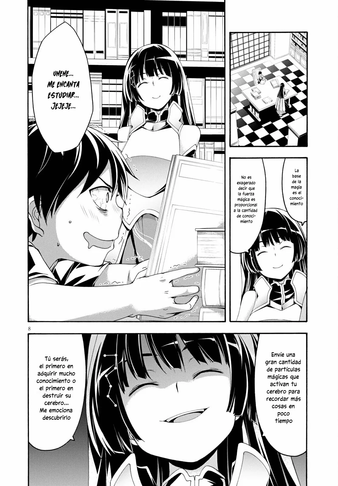 Trinity Seven capítulo 127, página 9