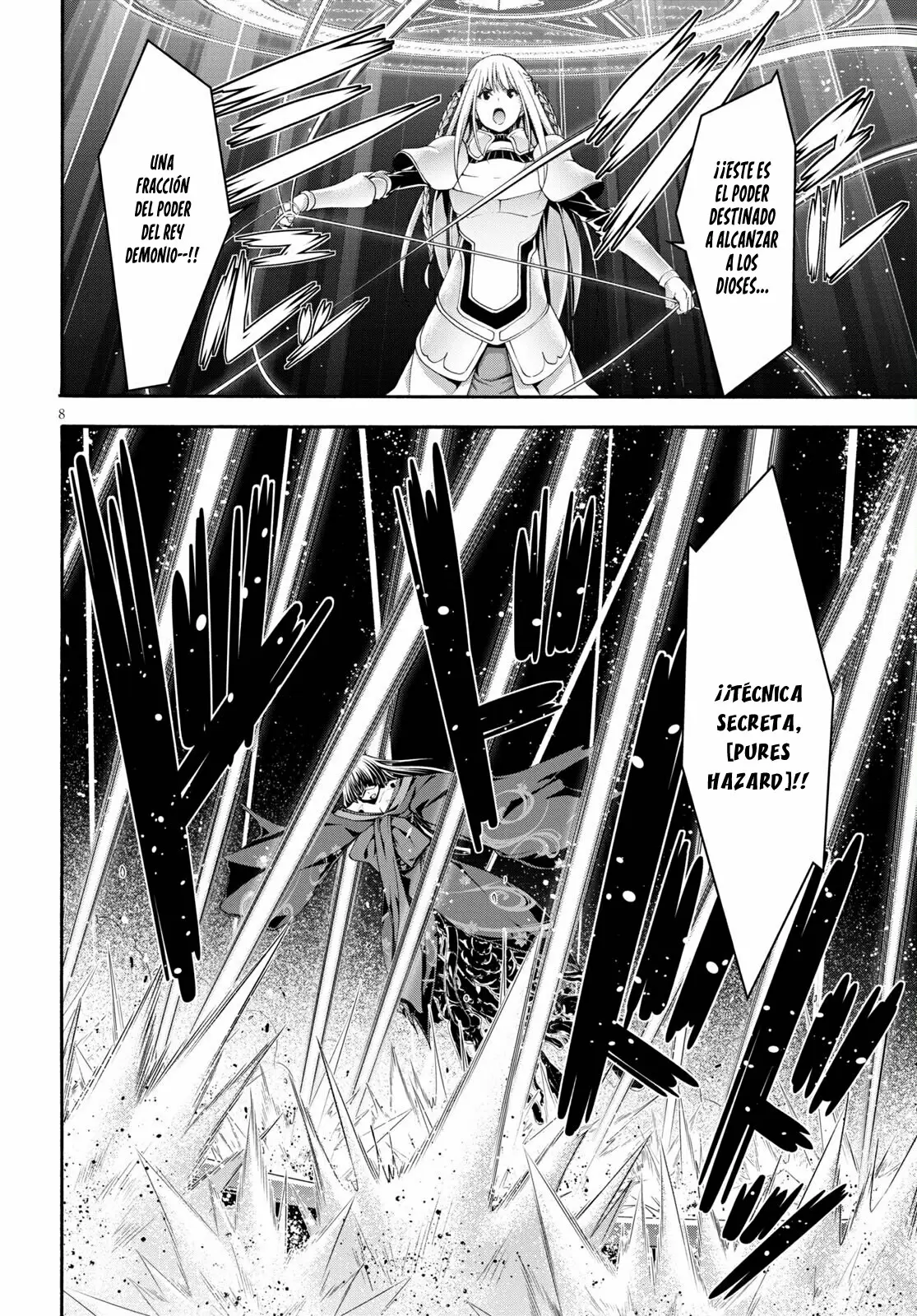 Trinity Seven capítulo 128, página 8