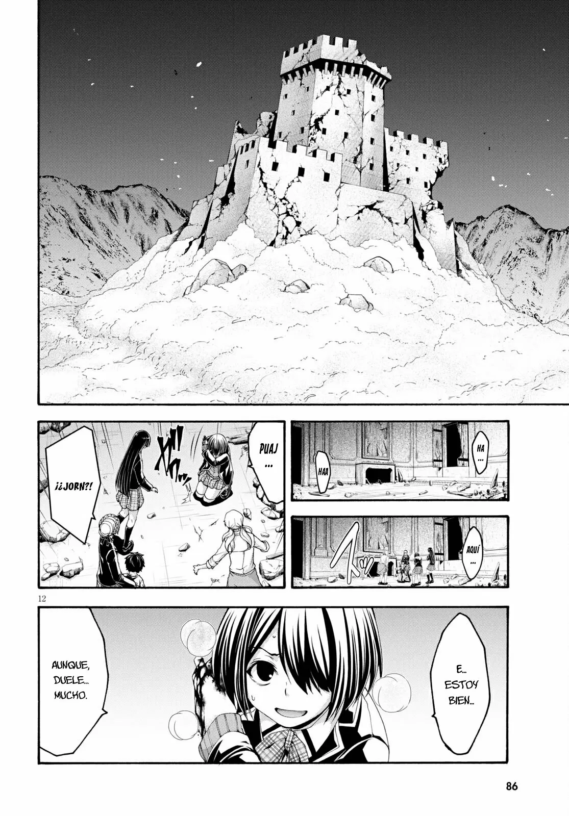 Trinity Seven capítulo 128, página 12