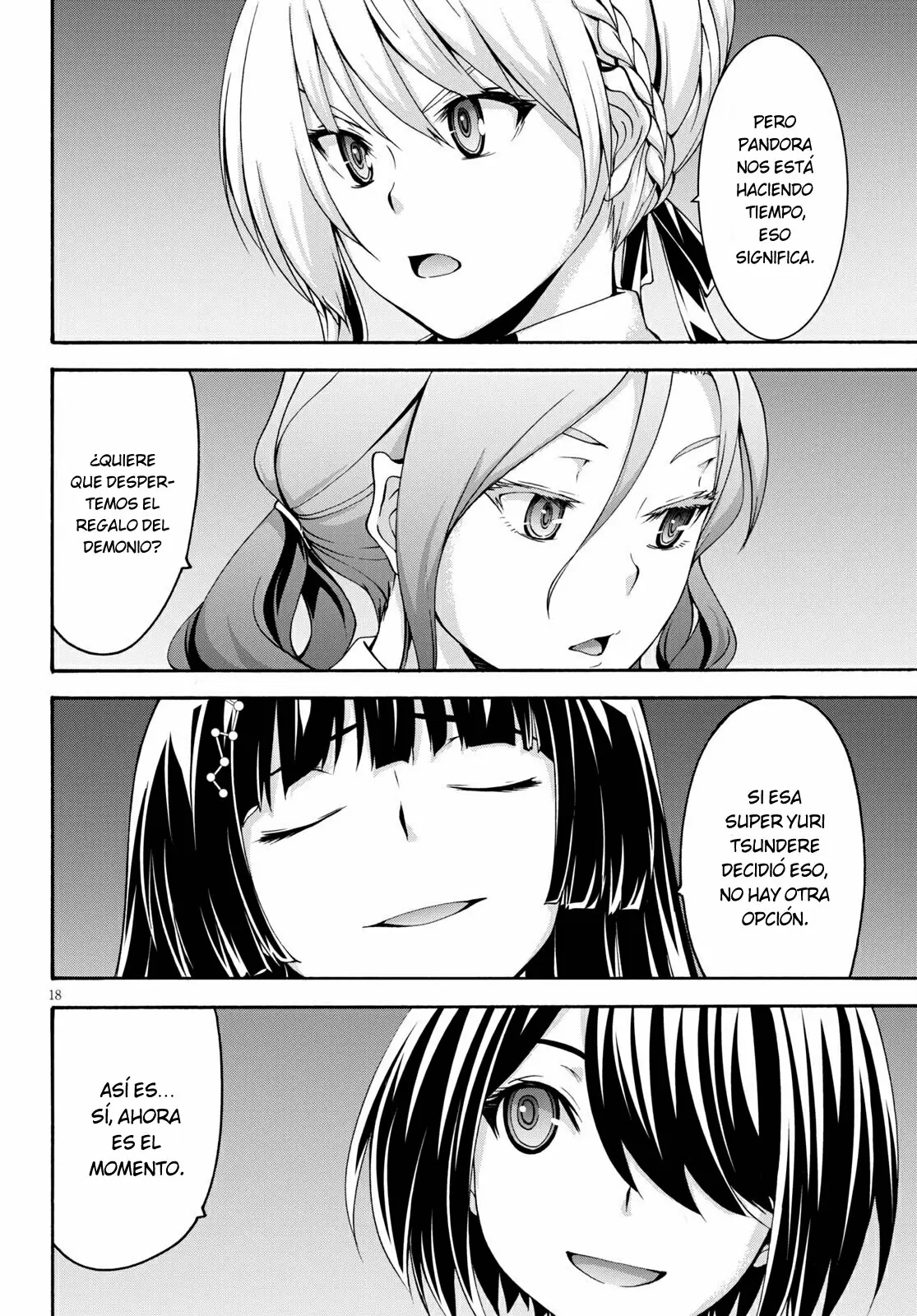 Trinity Seven capítulo 128, página 18