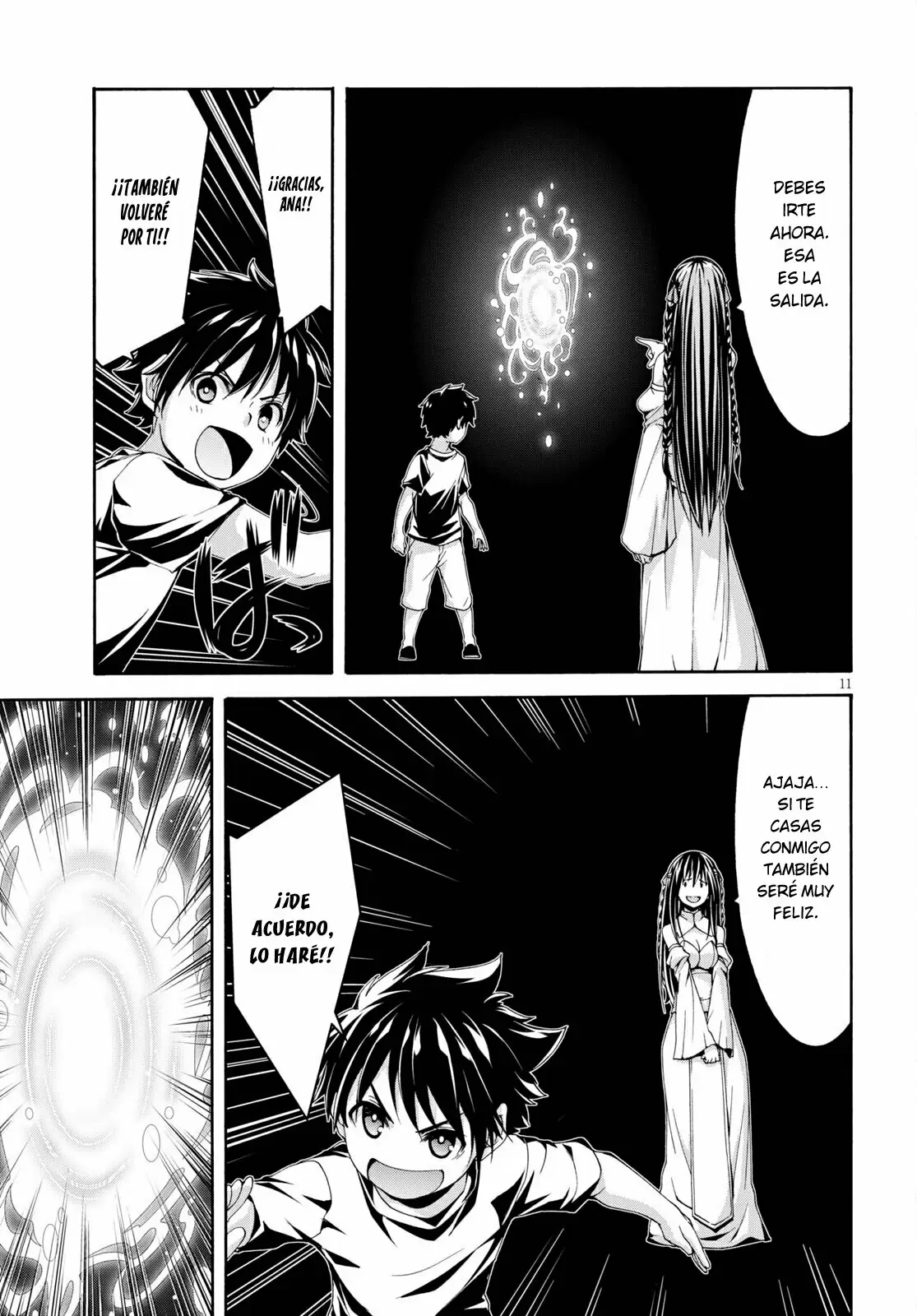 Trinity Seven capítulo 129, página 11