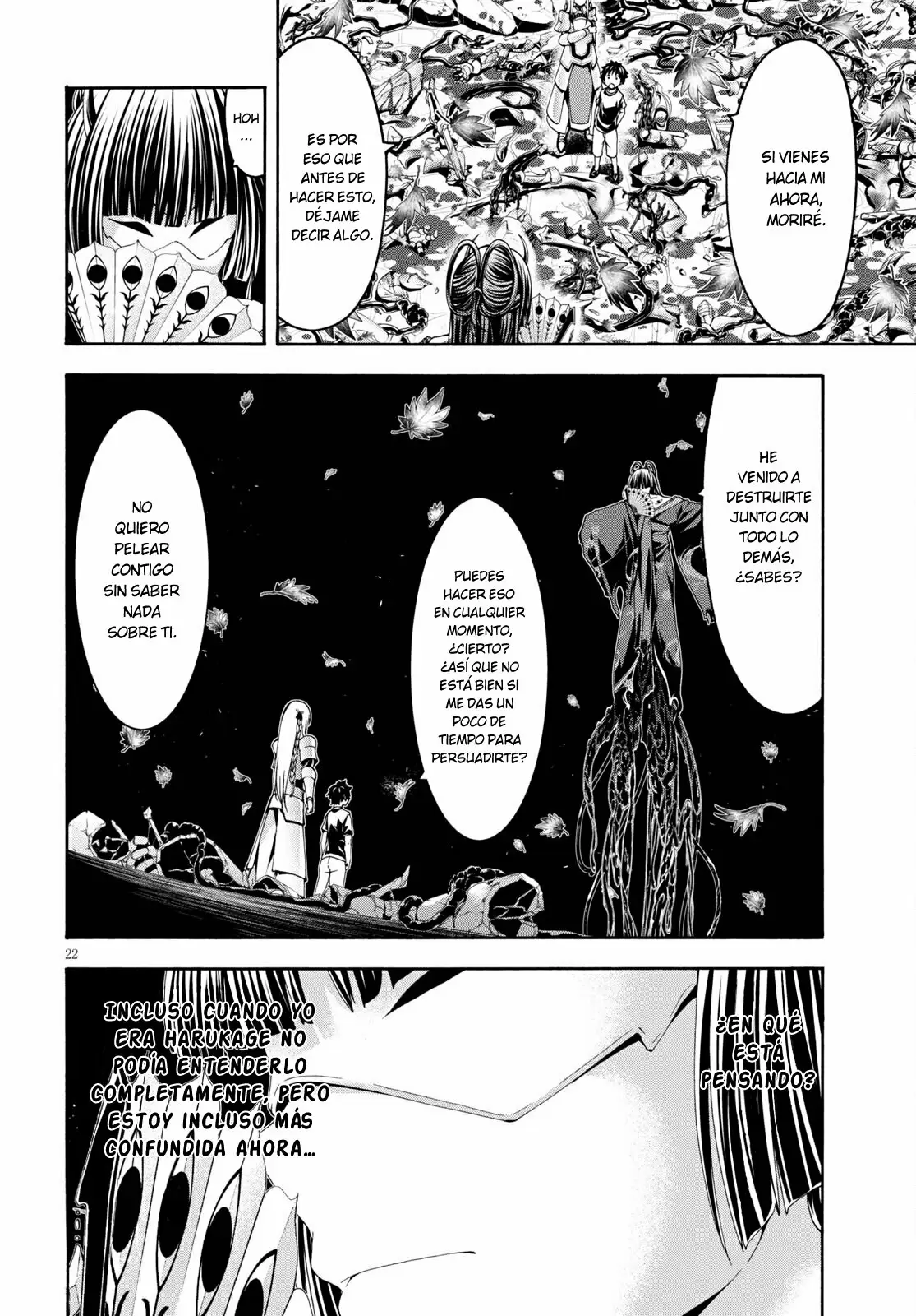 Trinity Seven capítulo 129, página 22