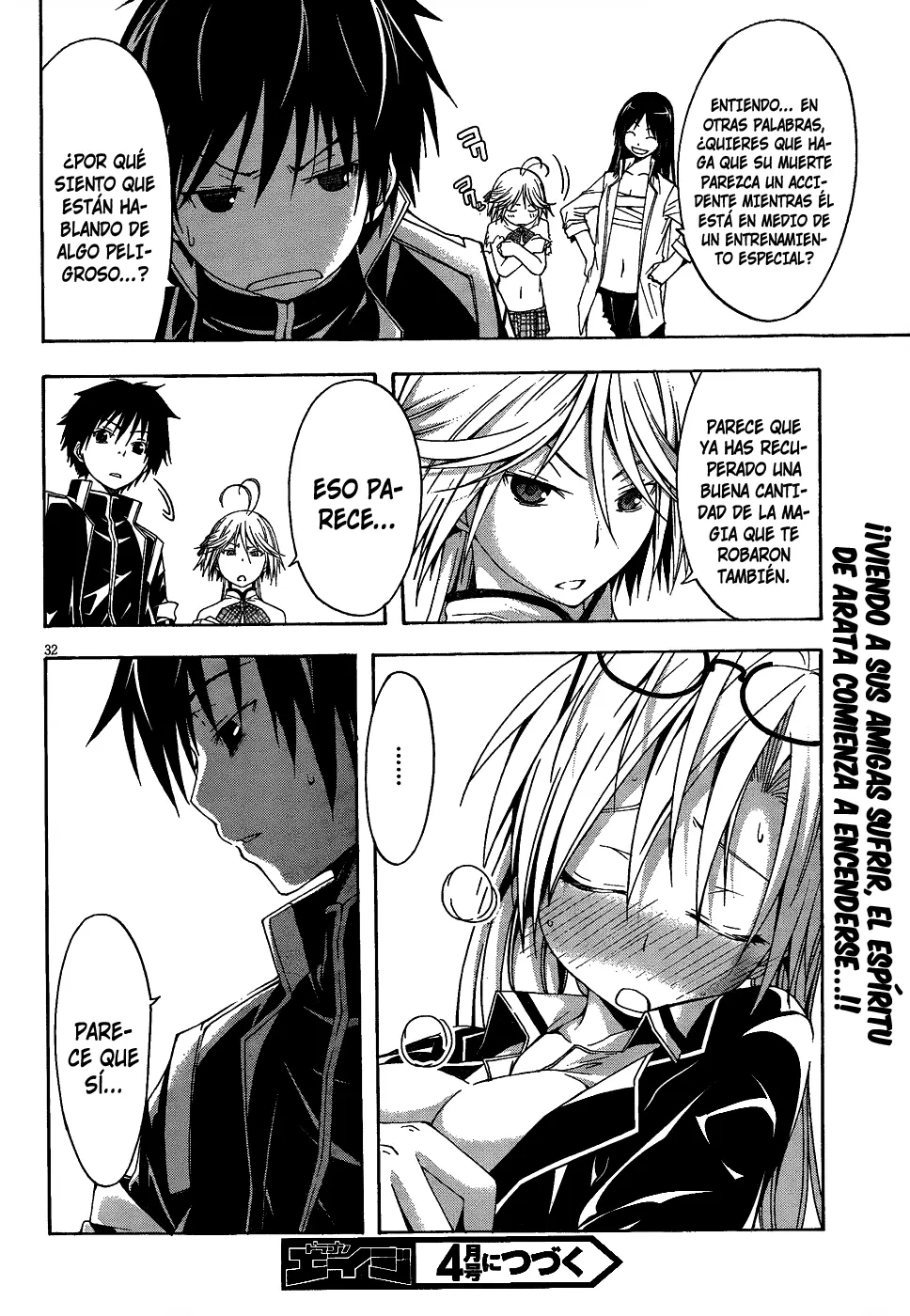 Trinity Seven capítulo 13, página 34
