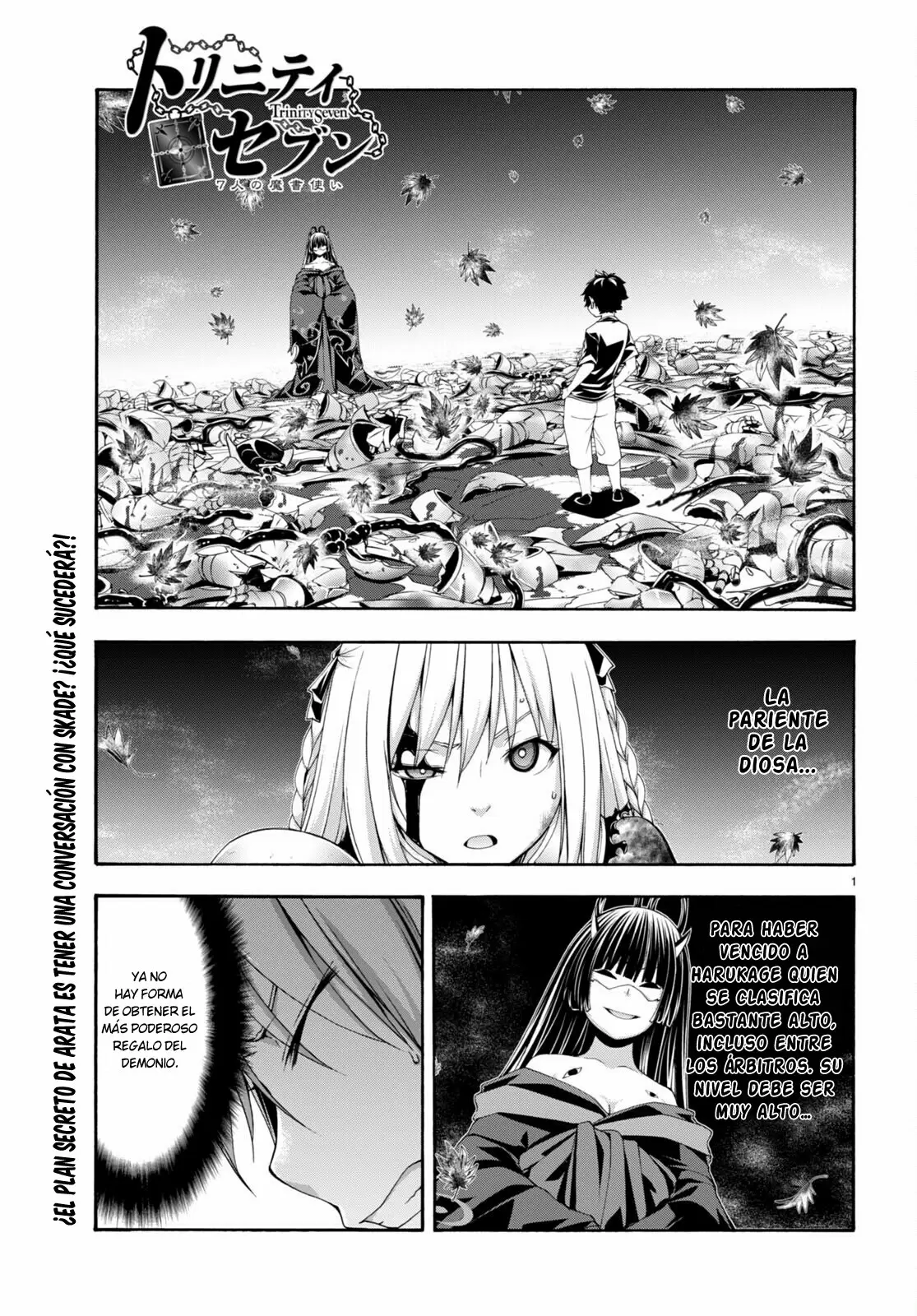 Trinity Seven capítulo 130, página 1