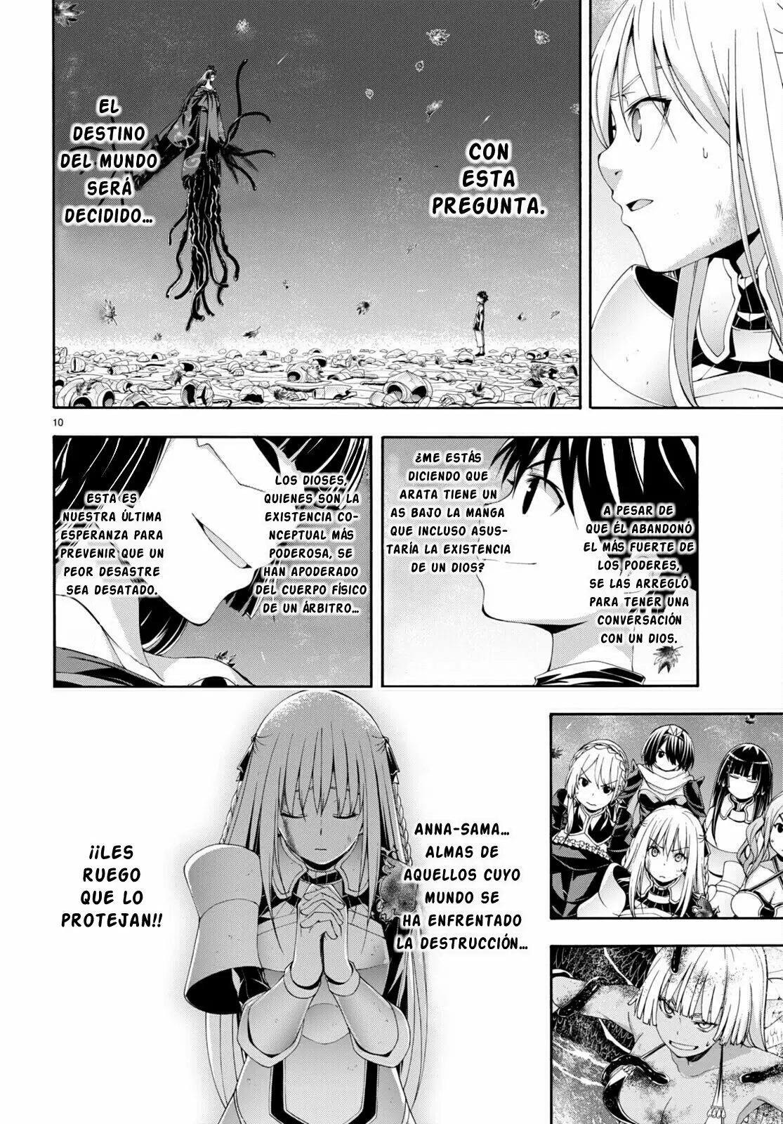 Trinity Seven capítulo 130, página 10