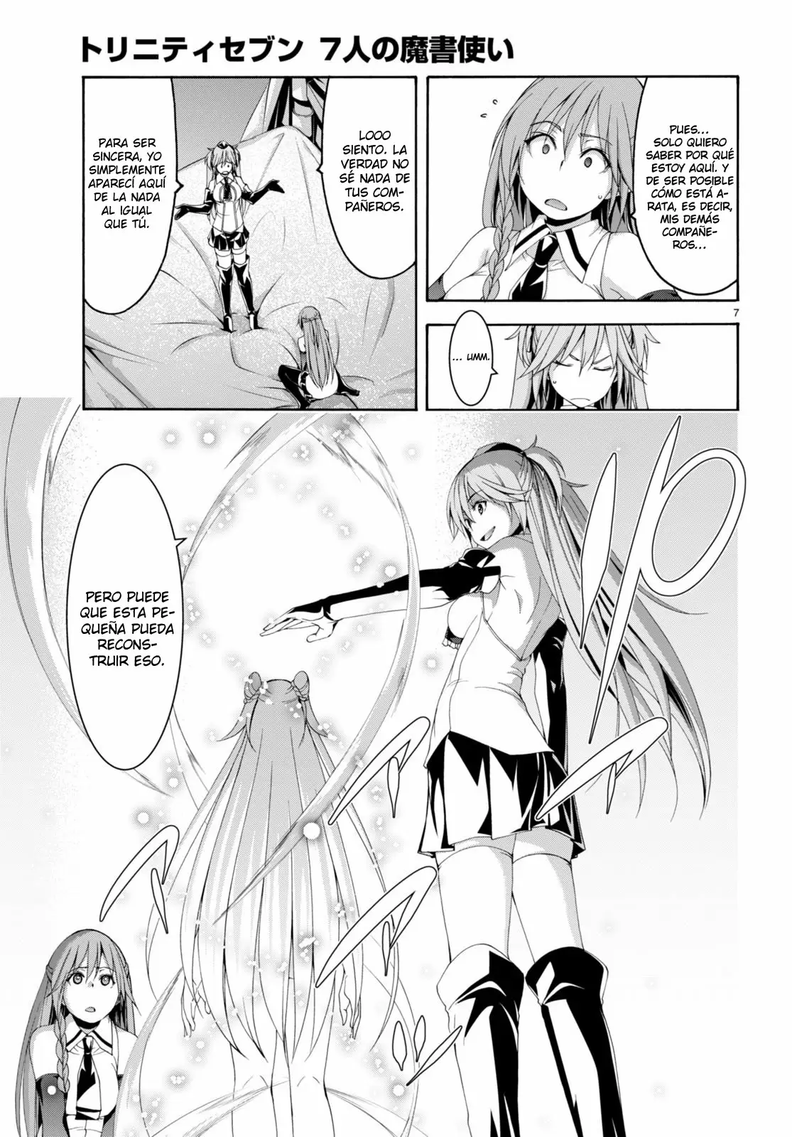Trinity Seven capítulo 132, página 11