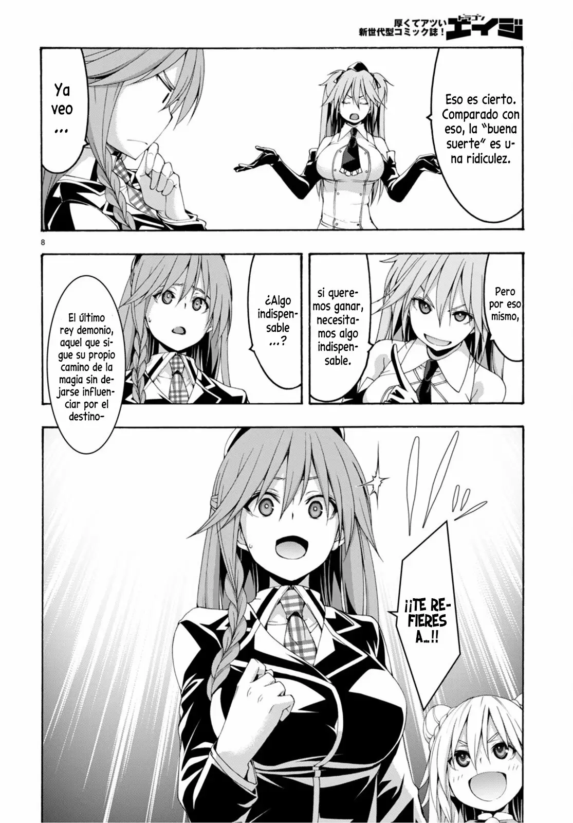 Trinity Seven capítulo 133, página 9