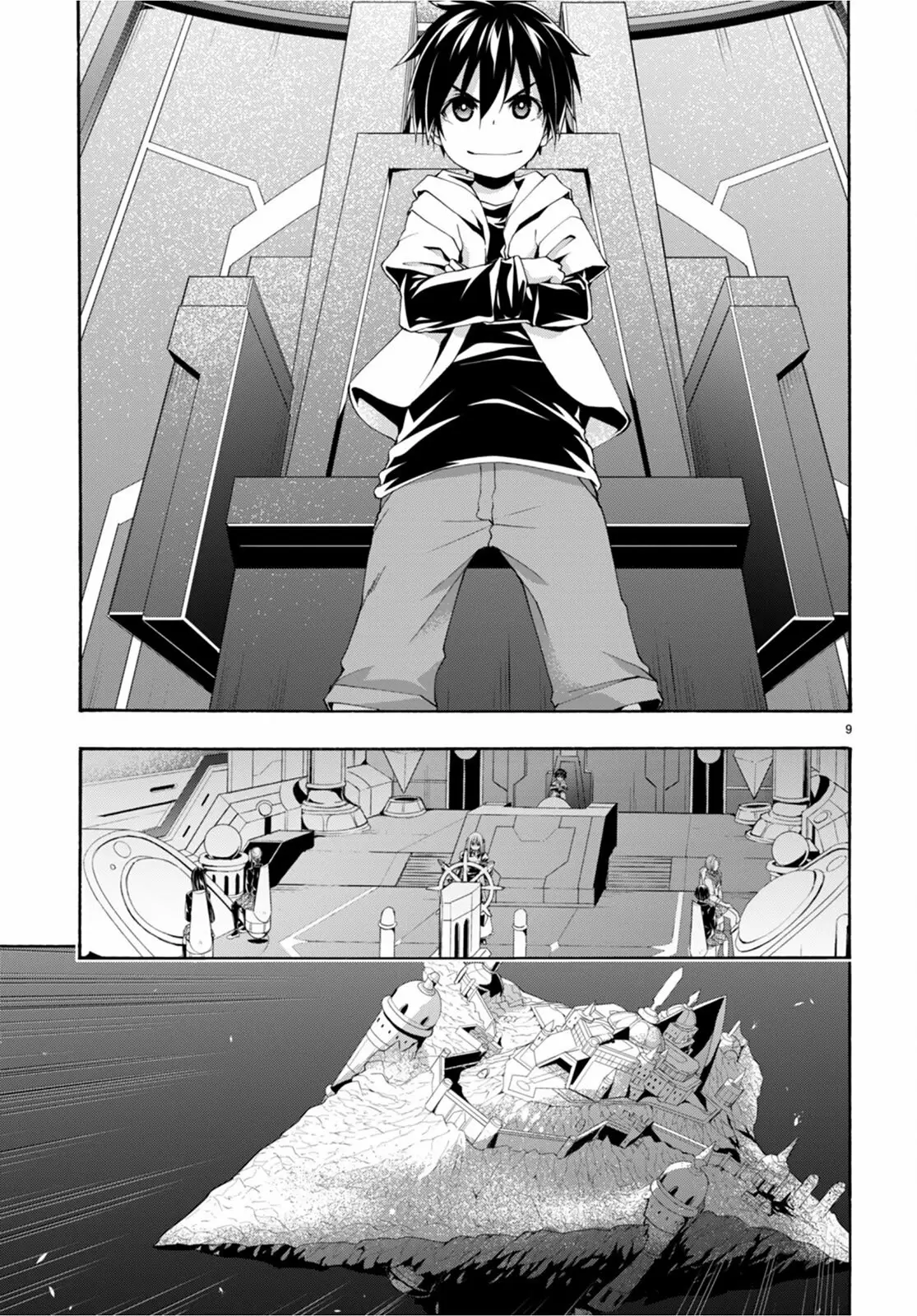 Trinity Seven capítulo 133, página 10