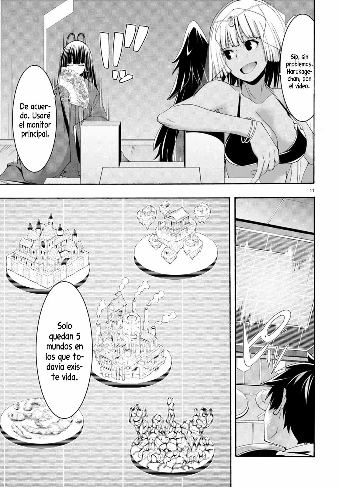 Trinity Seven capítulo 133, página 12