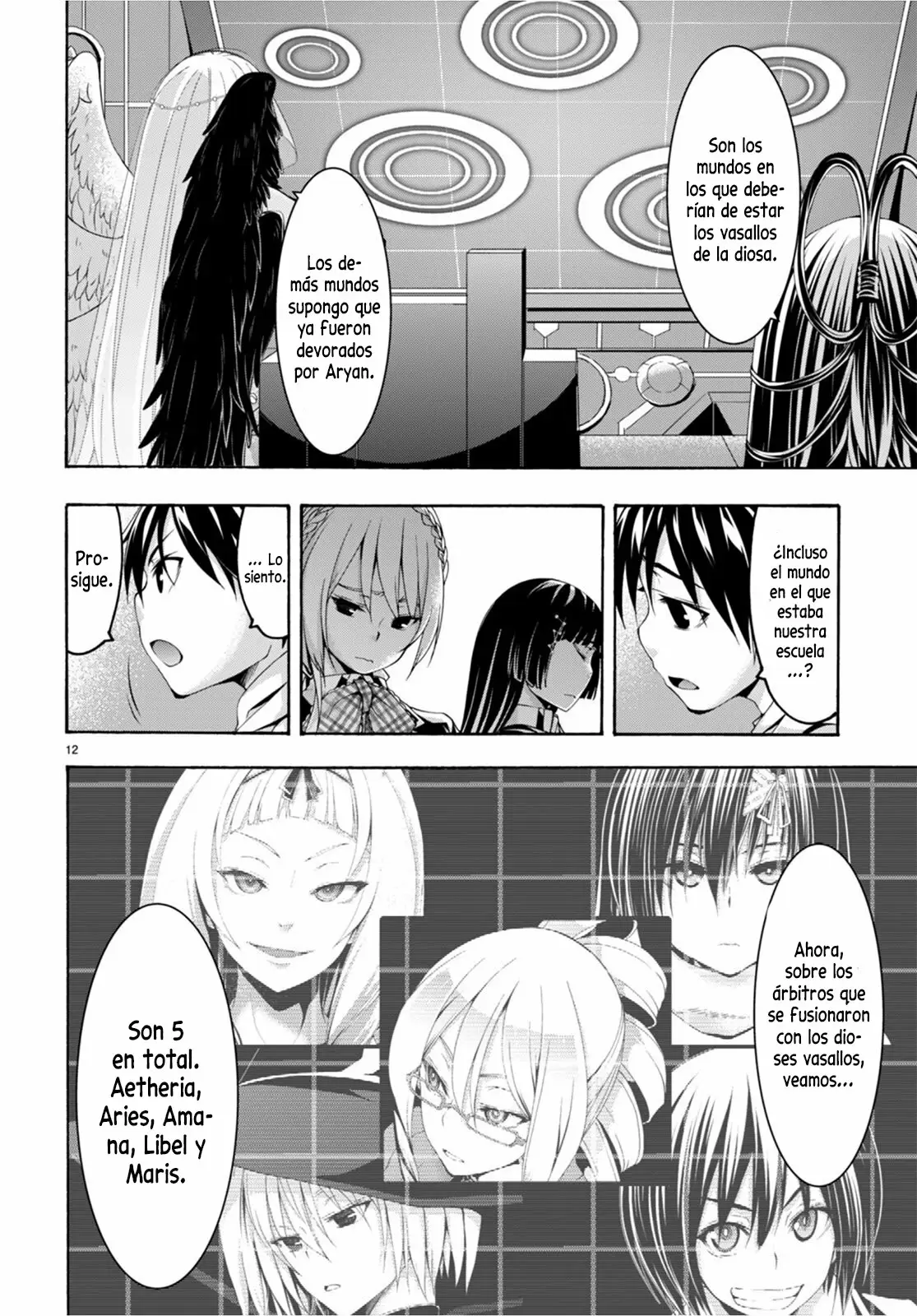 Trinity Seven capítulo 133, página 13