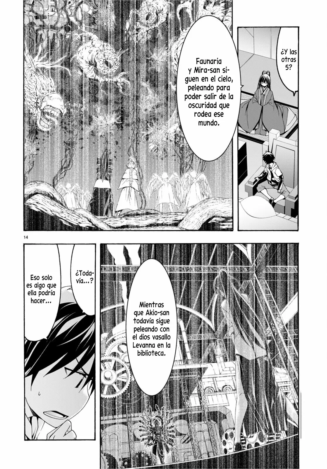 Trinity Seven capítulo 133, página 15