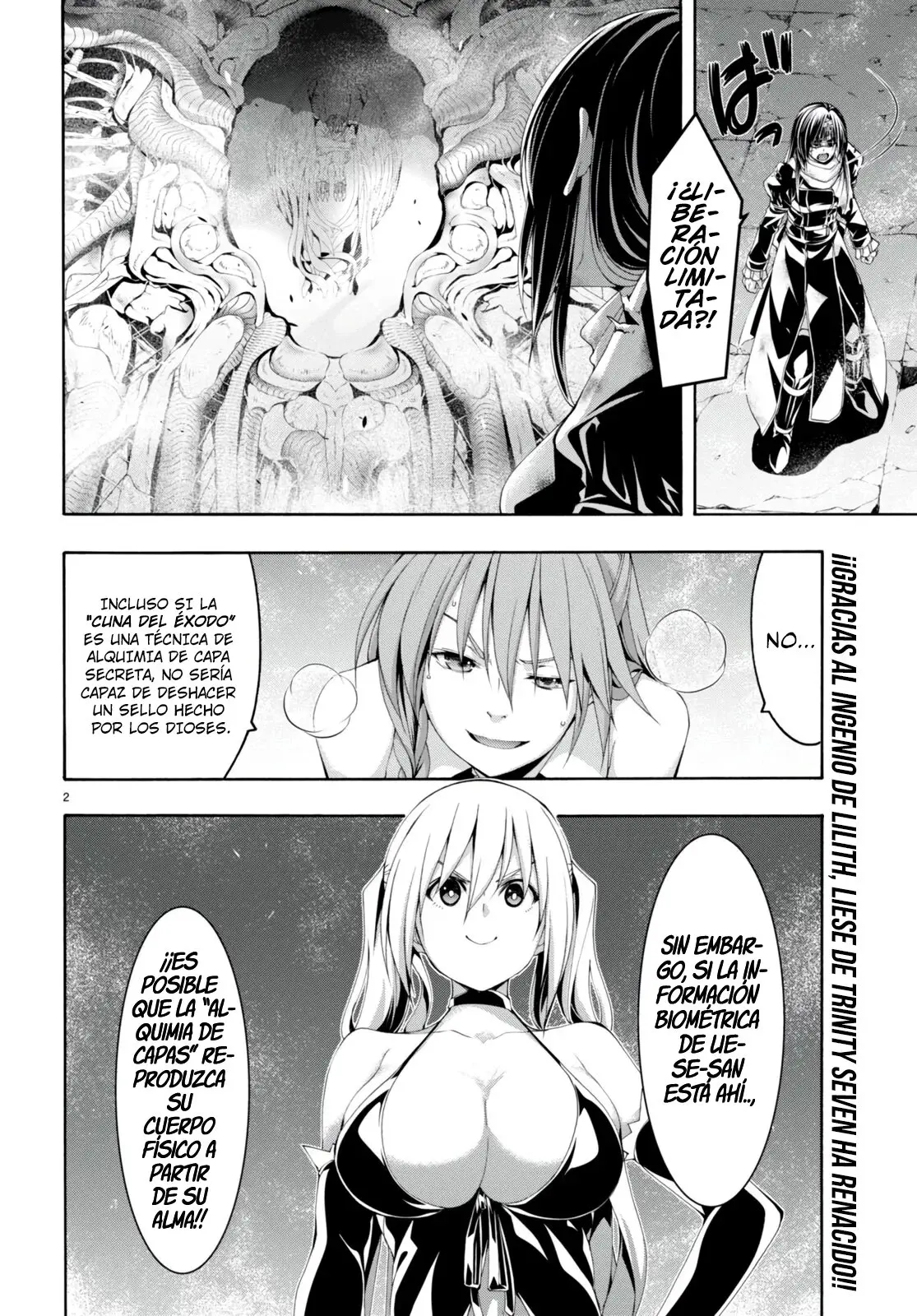 Trinity Seven capítulo 137, página 4