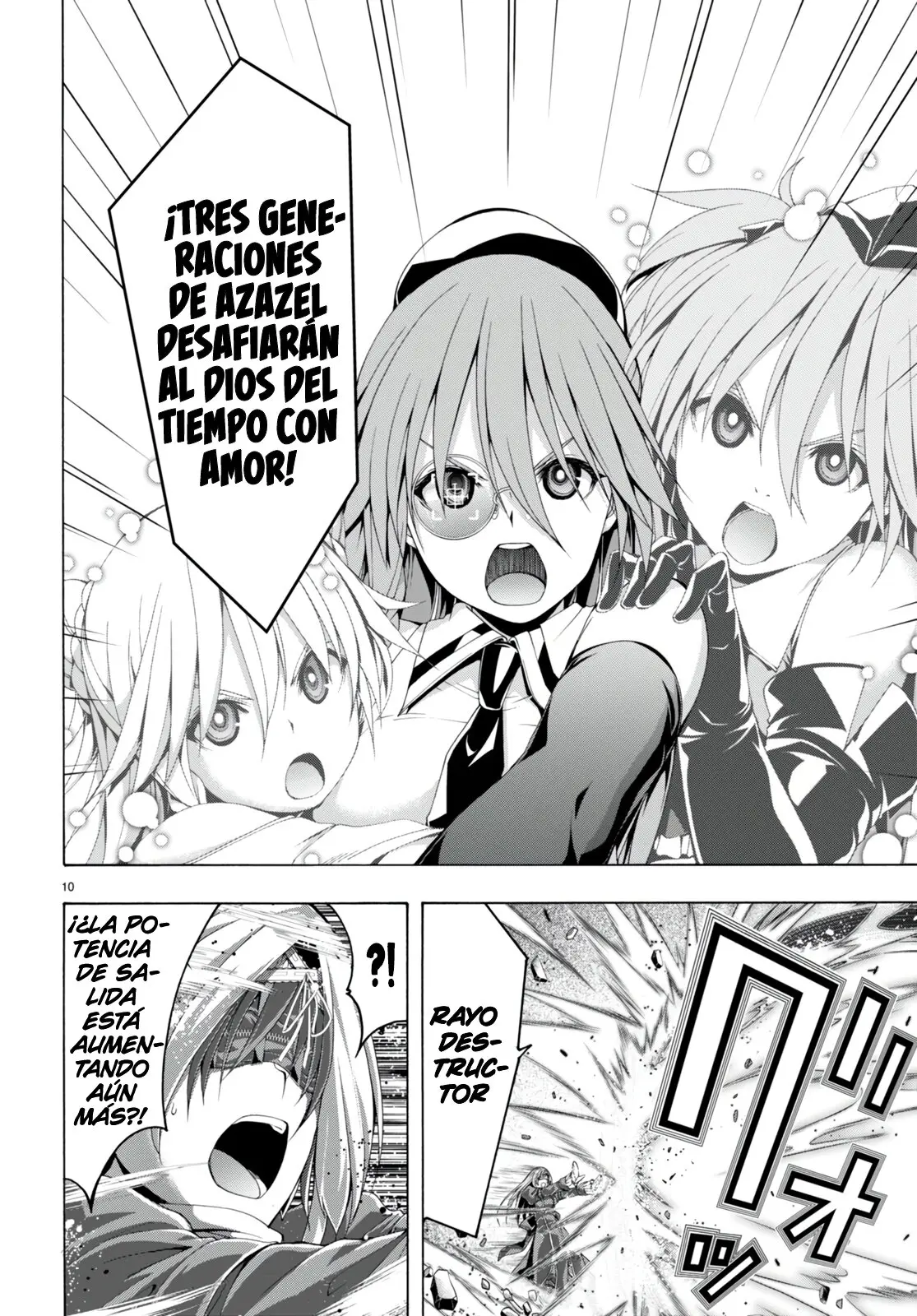 Trinity Seven capítulo 138, página 10