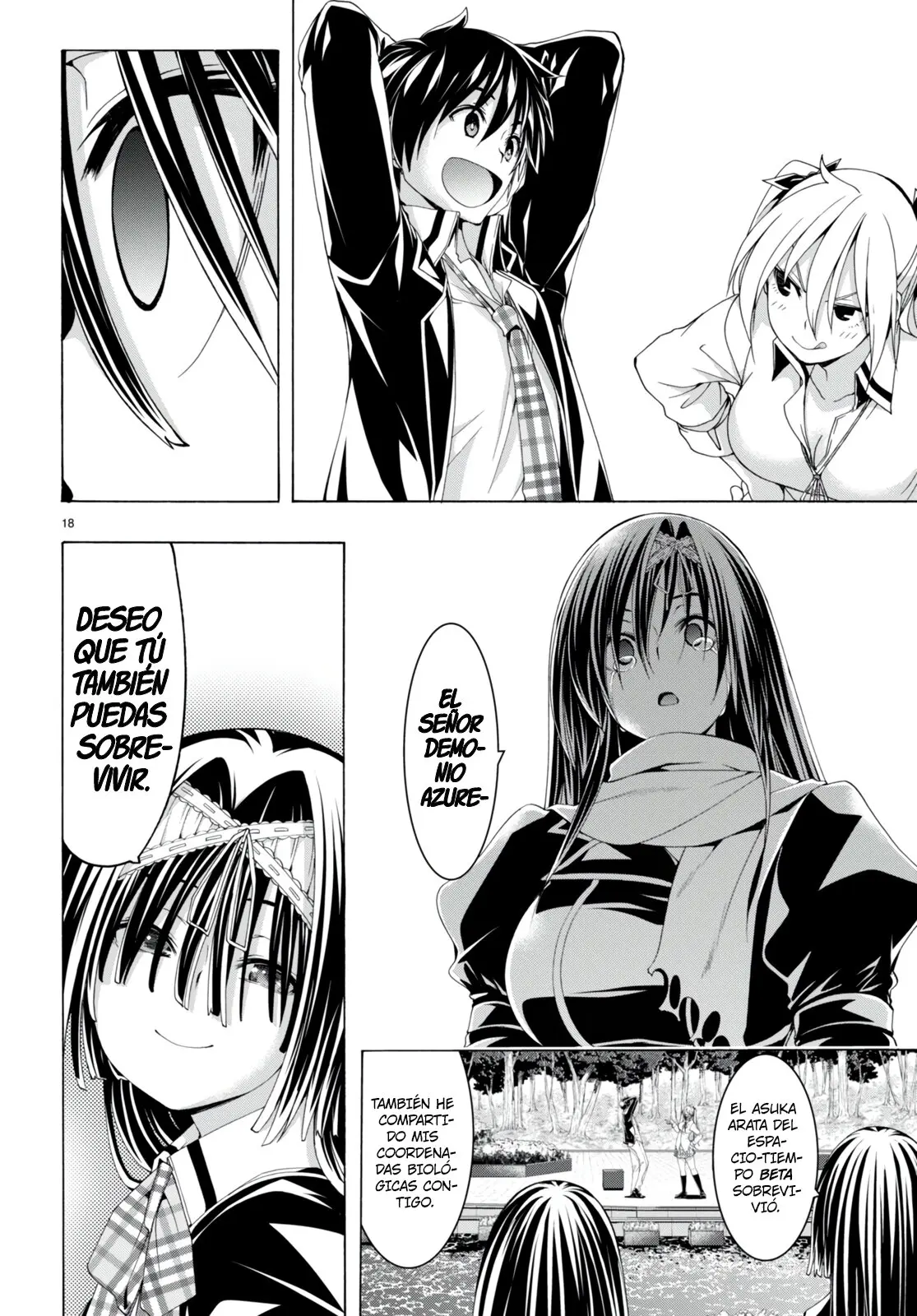 Trinity Seven capítulo 138, página 17