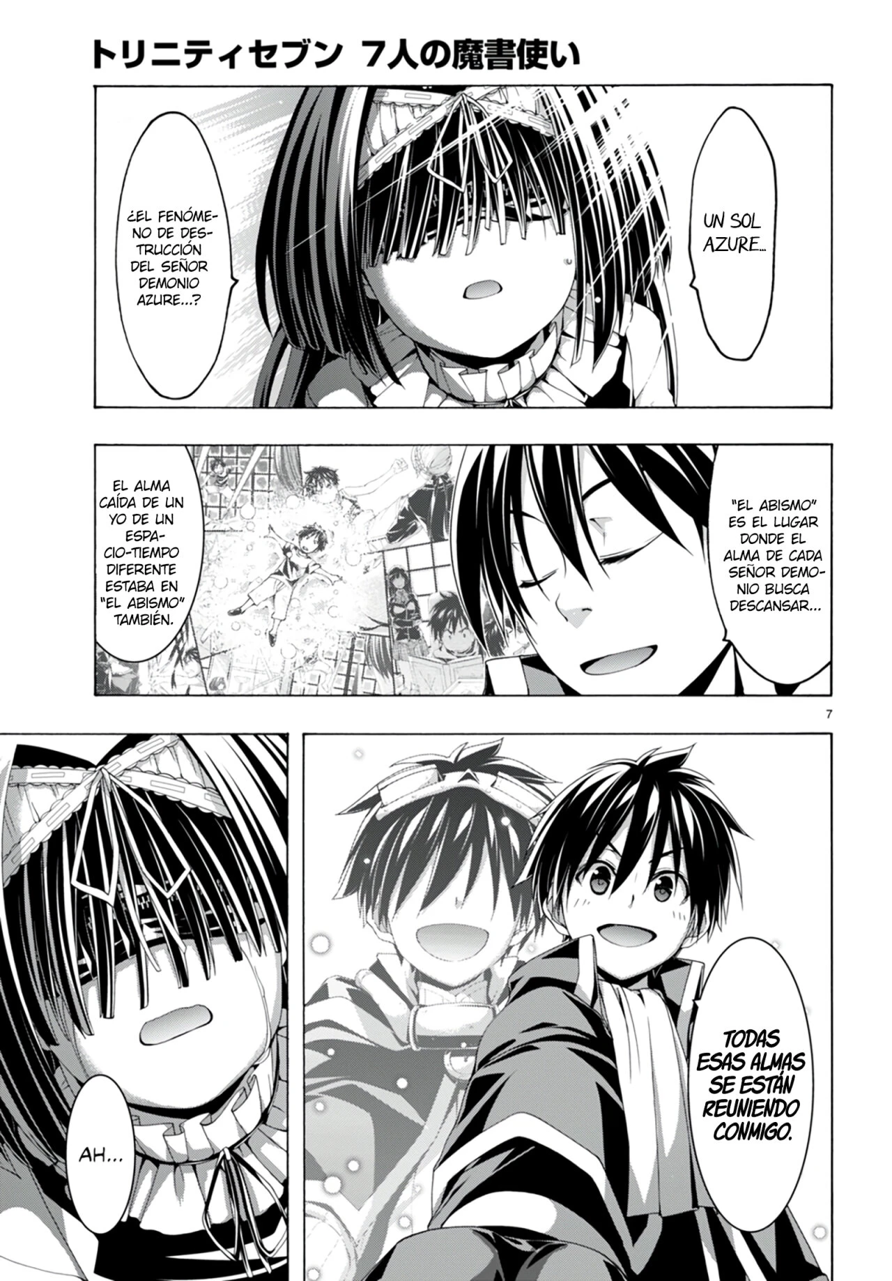 Trinity Seven capítulo 139, página 8
