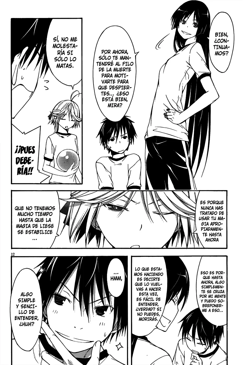 Trinity Seven capítulo 14, página 12