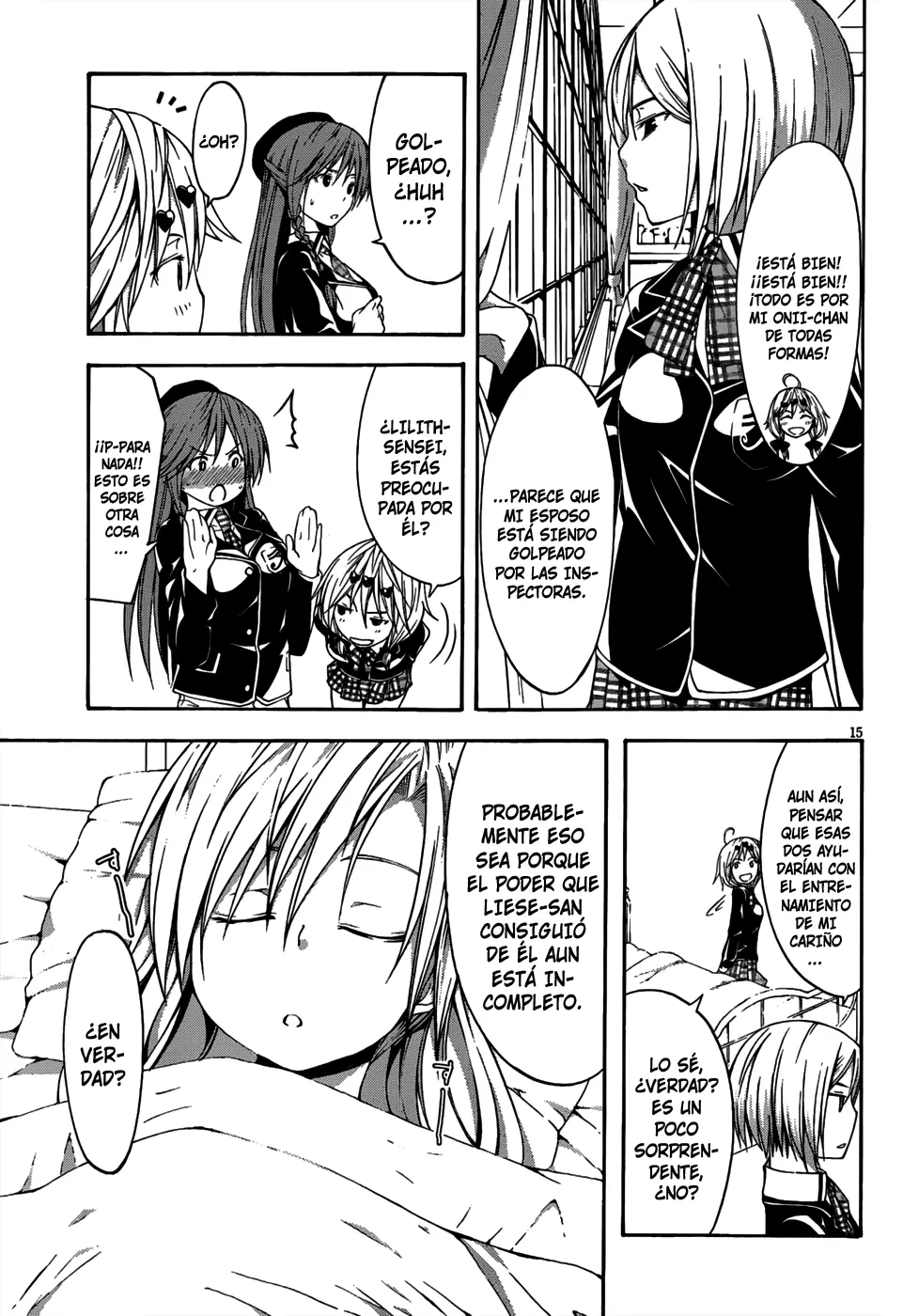 Trinity Seven capítulo 14, página 15