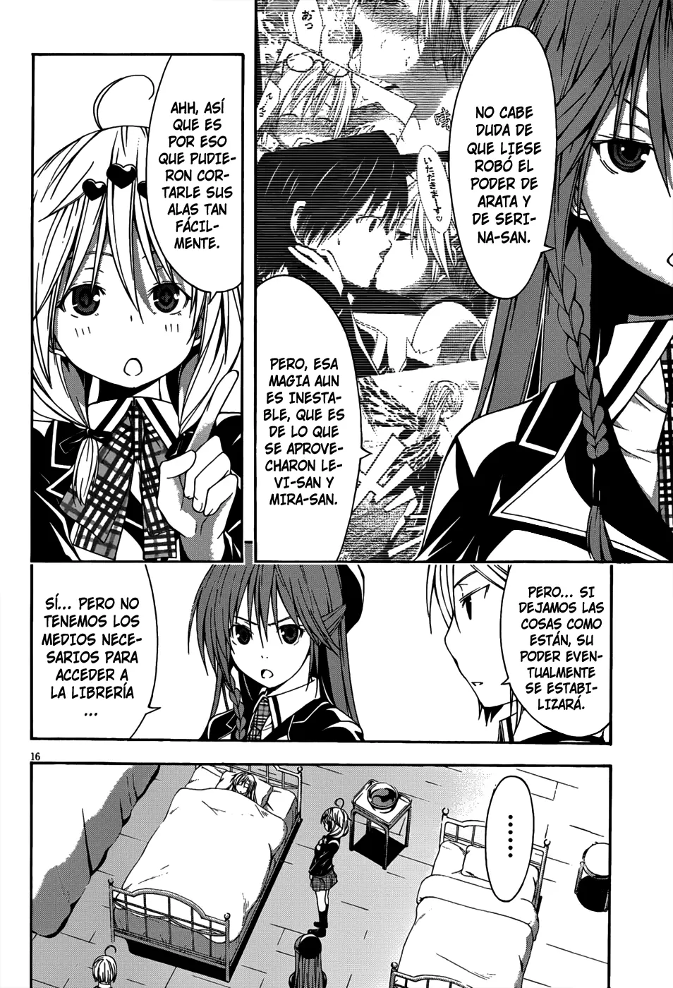 Trinity Seven capítulo 14, página 16