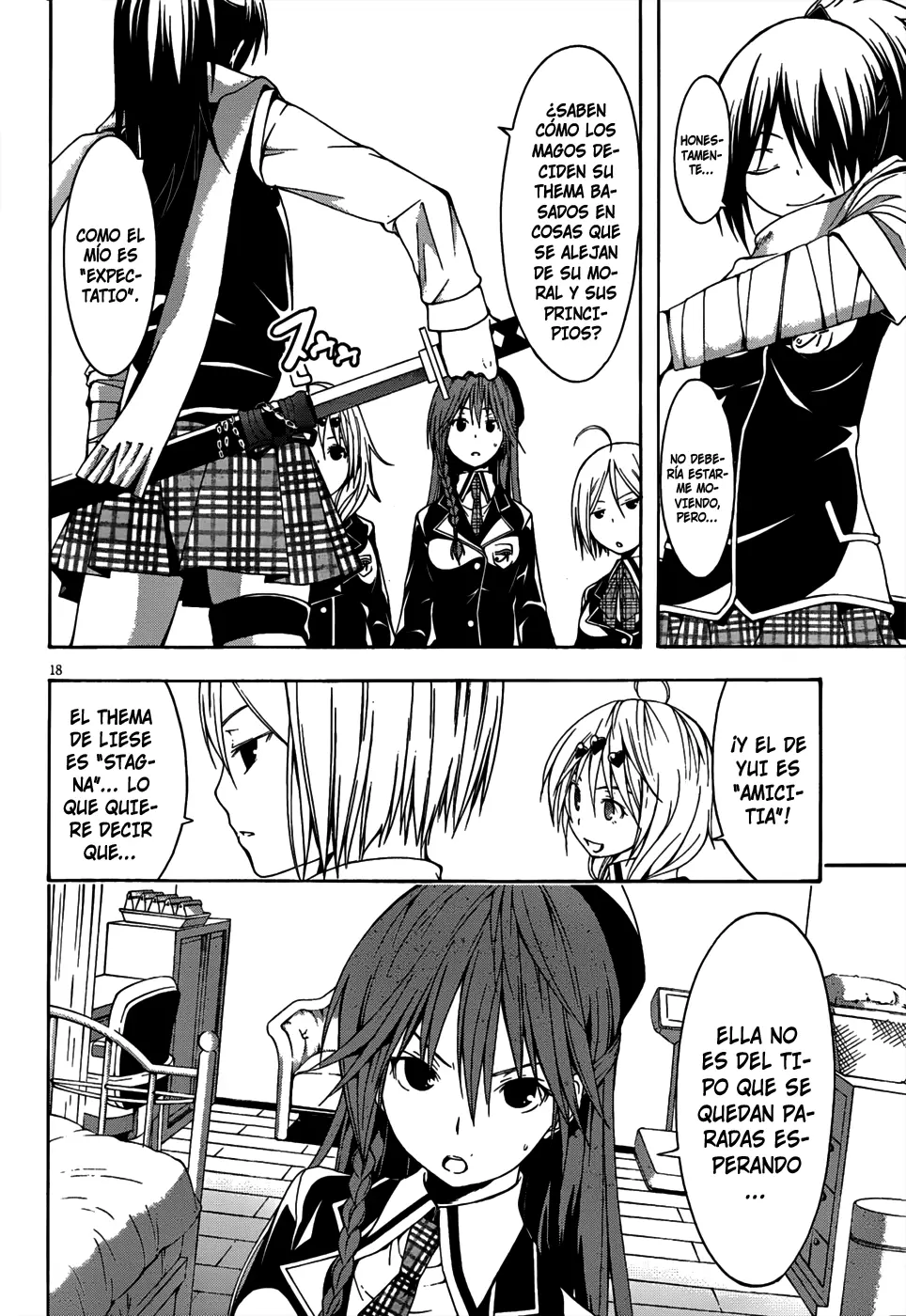 Trinity Seven capítulo 14, página 18