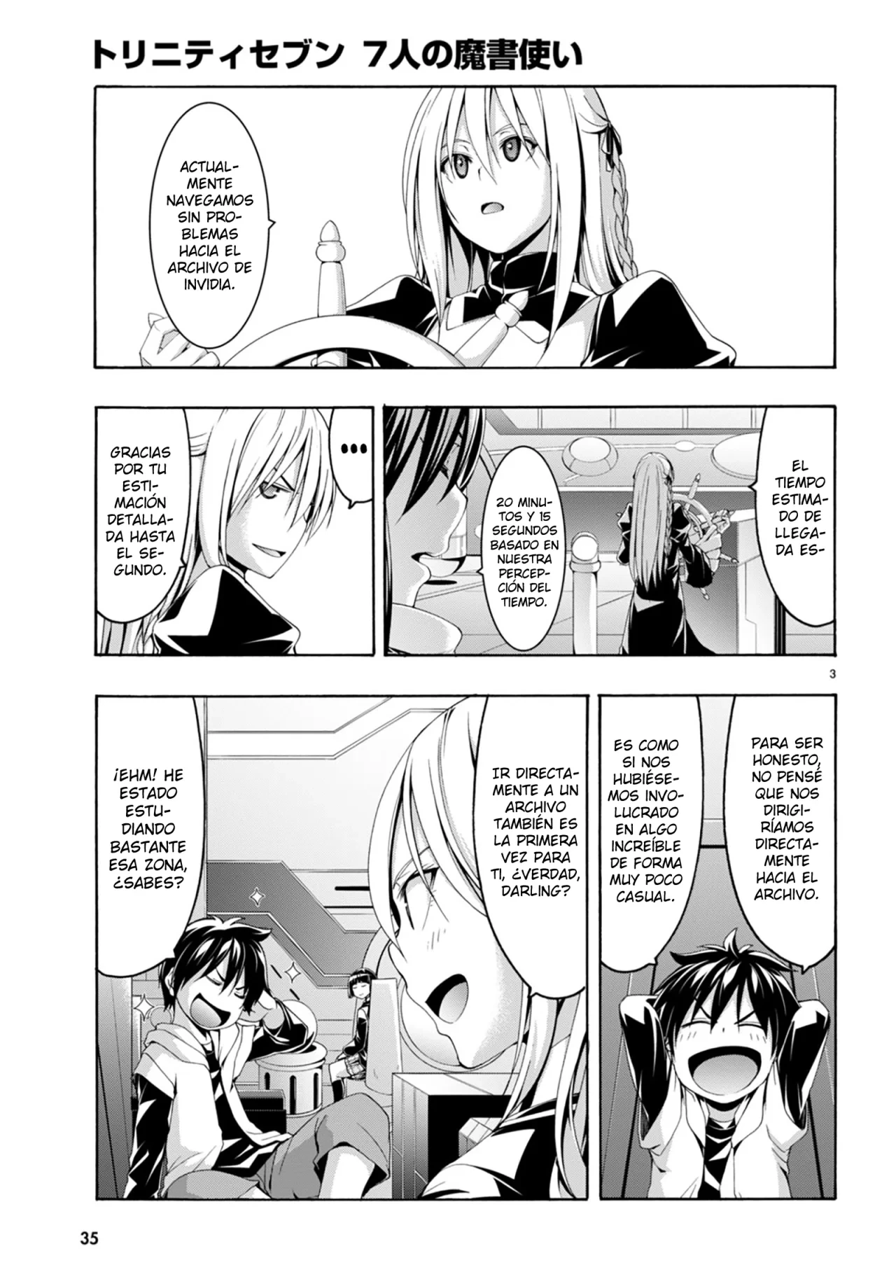 Trinity Seven capítulo 140, página 4