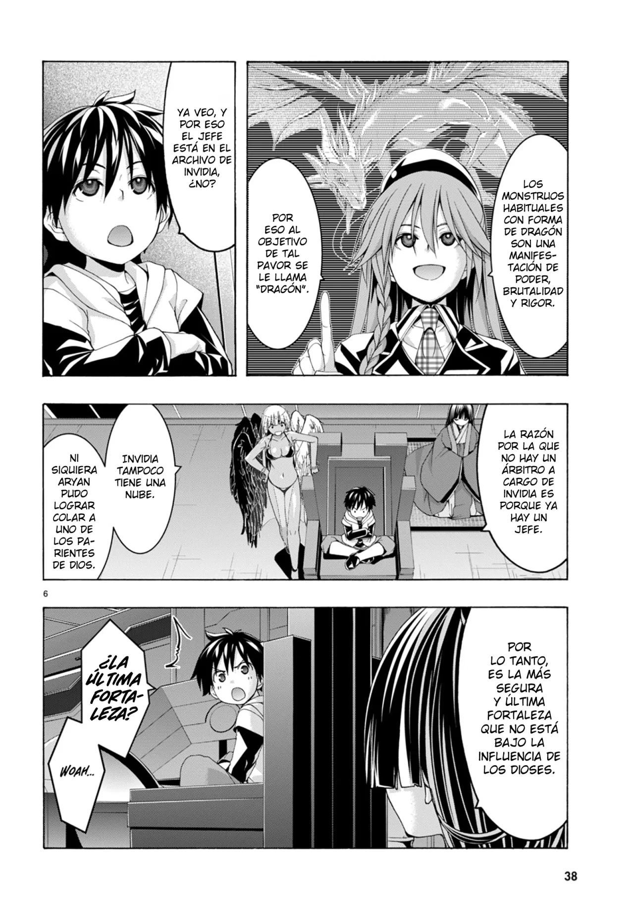 Trinity Seven capítulo 140, página 7