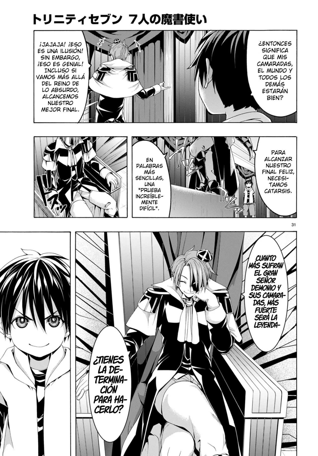 Trinity Seven capítulo 140, página 29