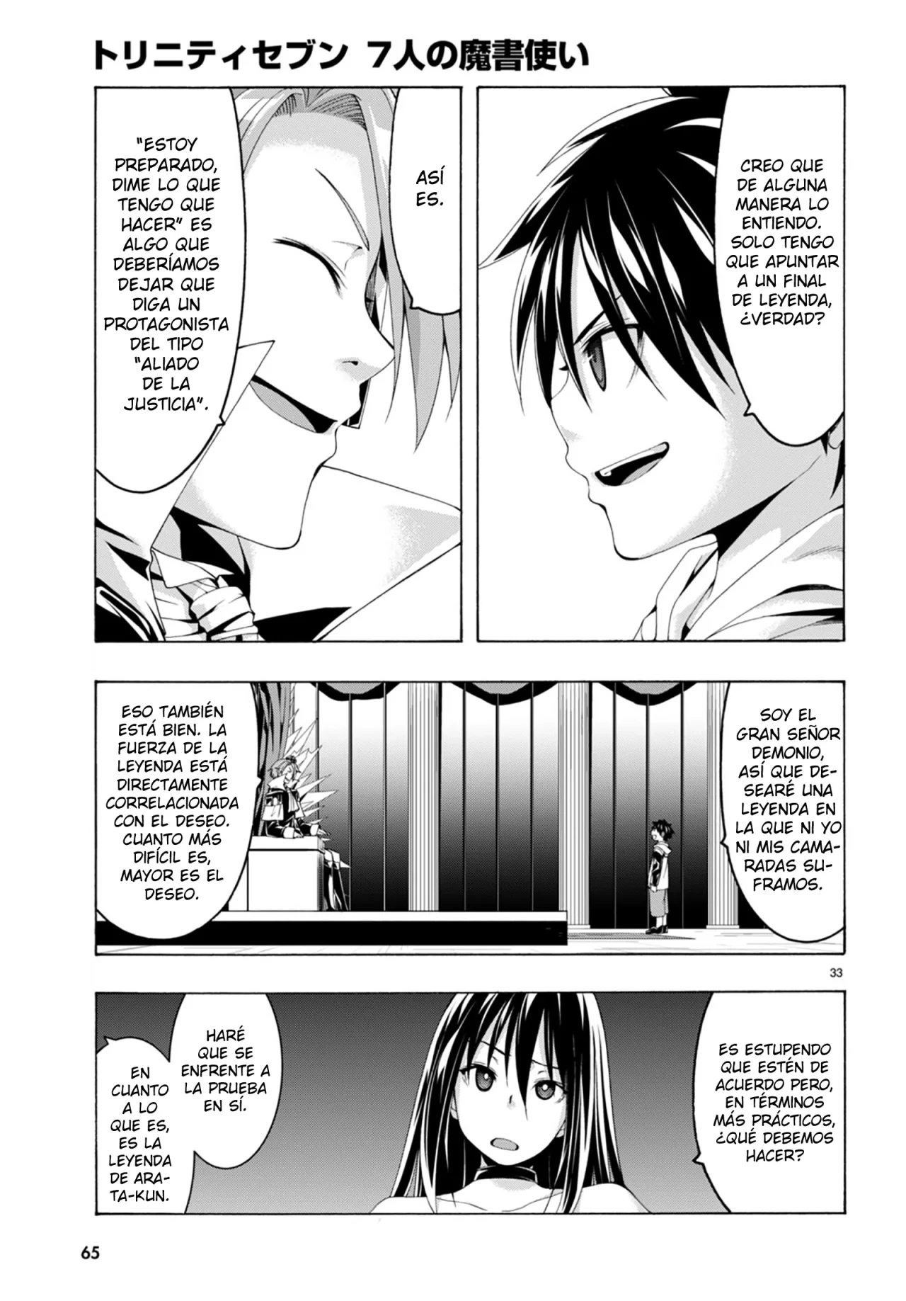 Trinity Seven capítulo 140, página 31