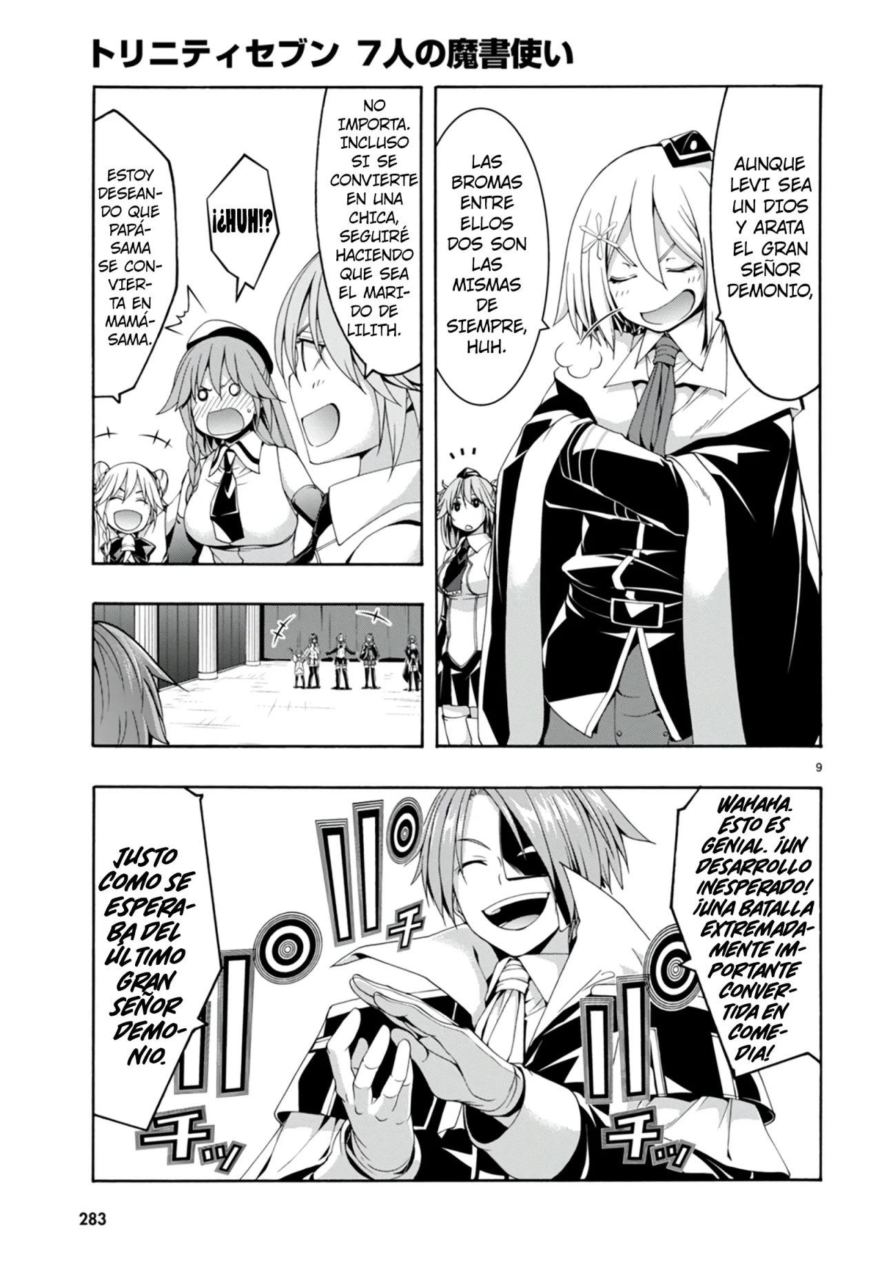 Trinity Seven capítulo 141, página 10