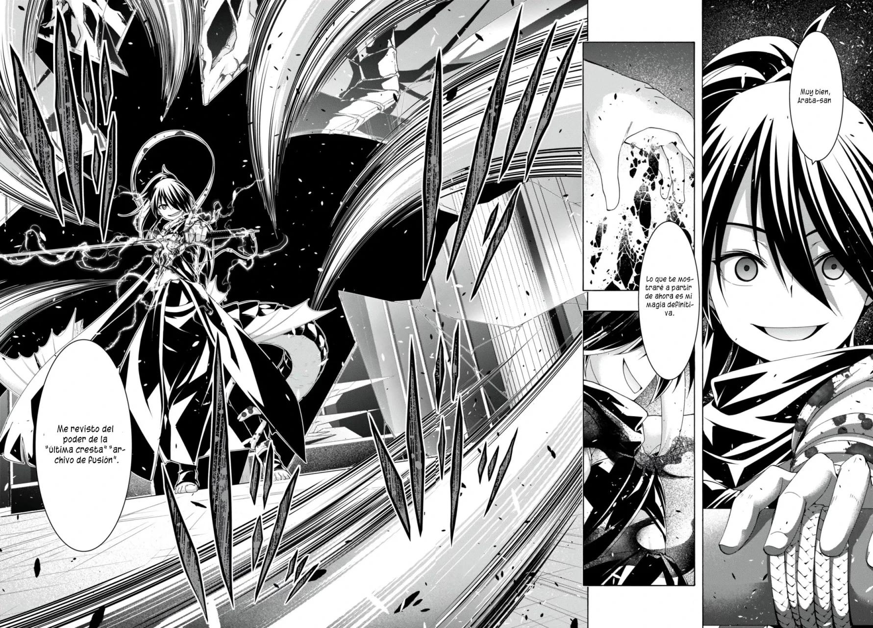 Trinity Seven capítulo 142, página 12
