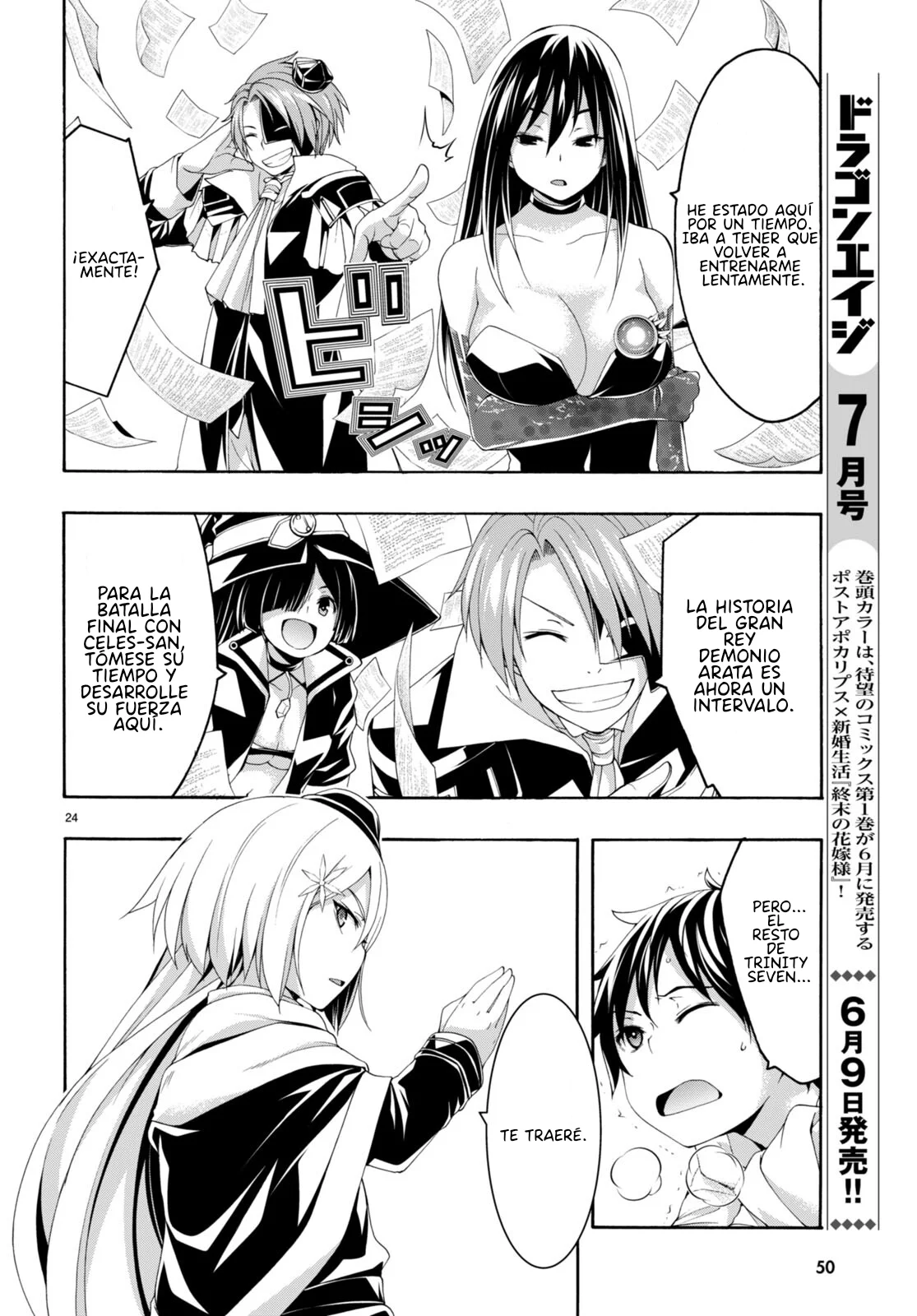 Trinity Seven capítulo 144, página 28