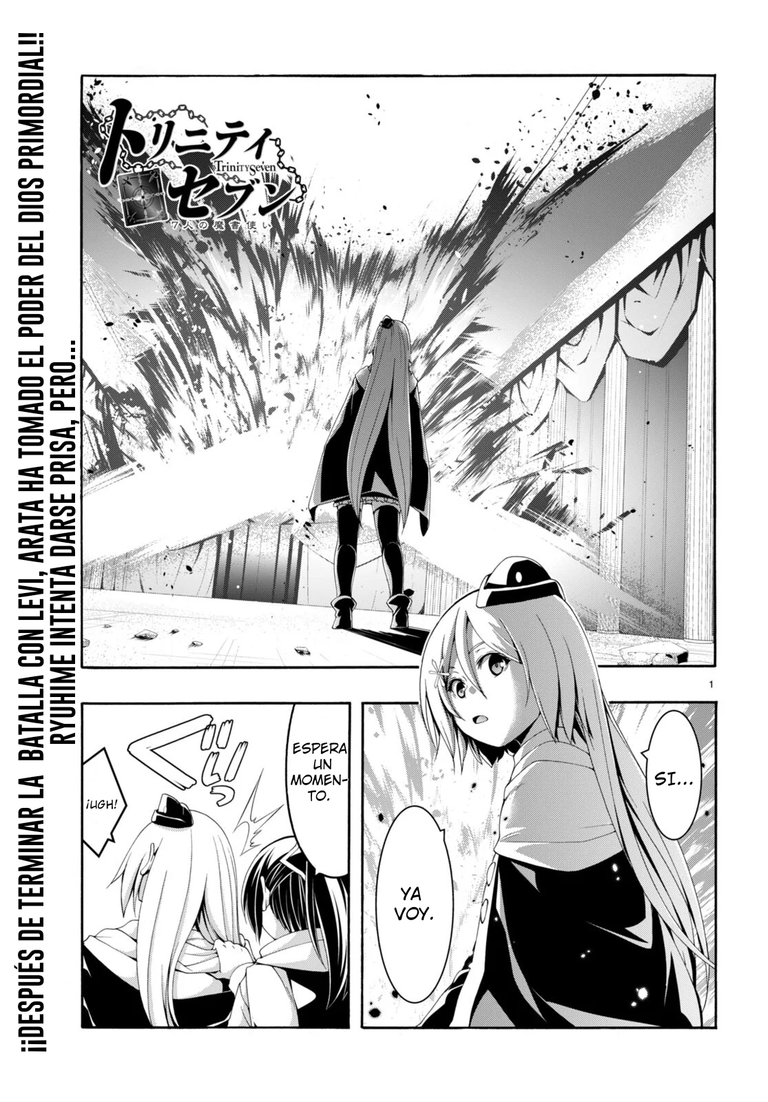 Trinity Seven capítulo 145, página 4