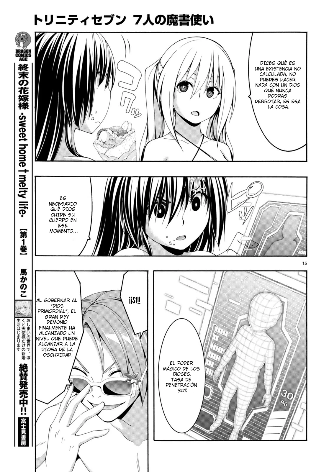 Trinity Seven capítulo 145, página 18