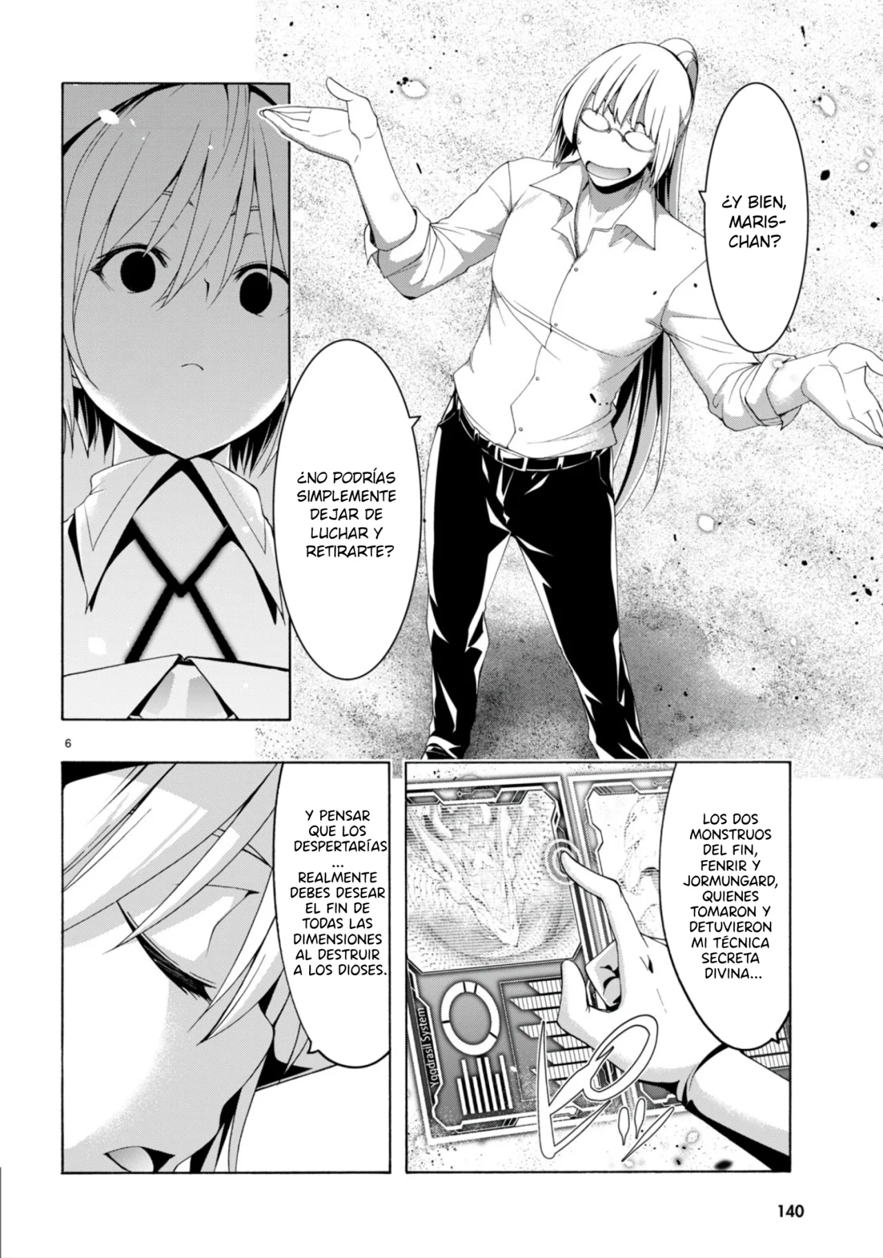 Trinity Seven capítulo 147, página 8